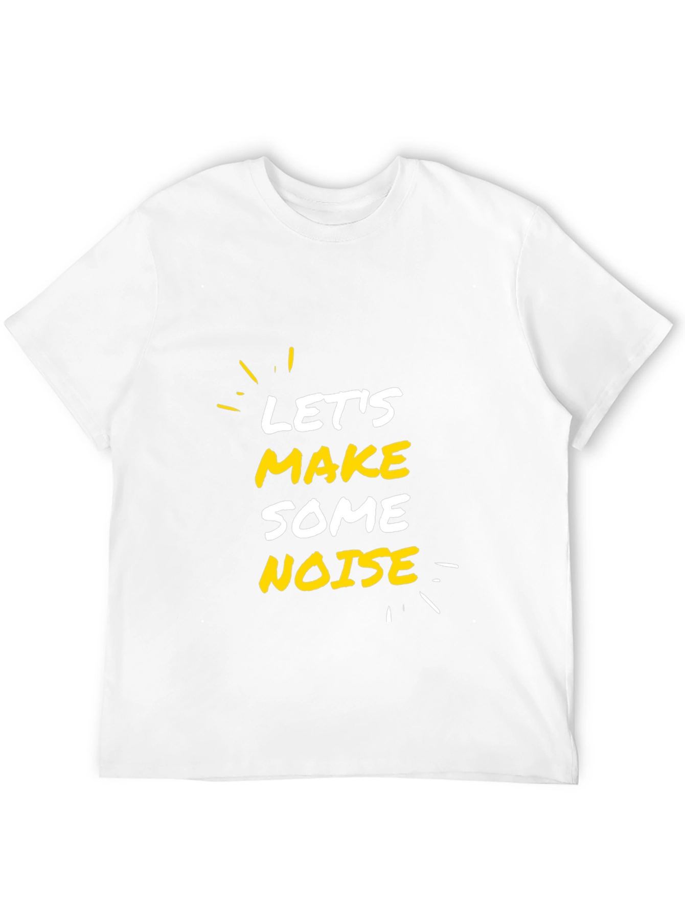 Lets Make Some Noise Black Graphic Tee