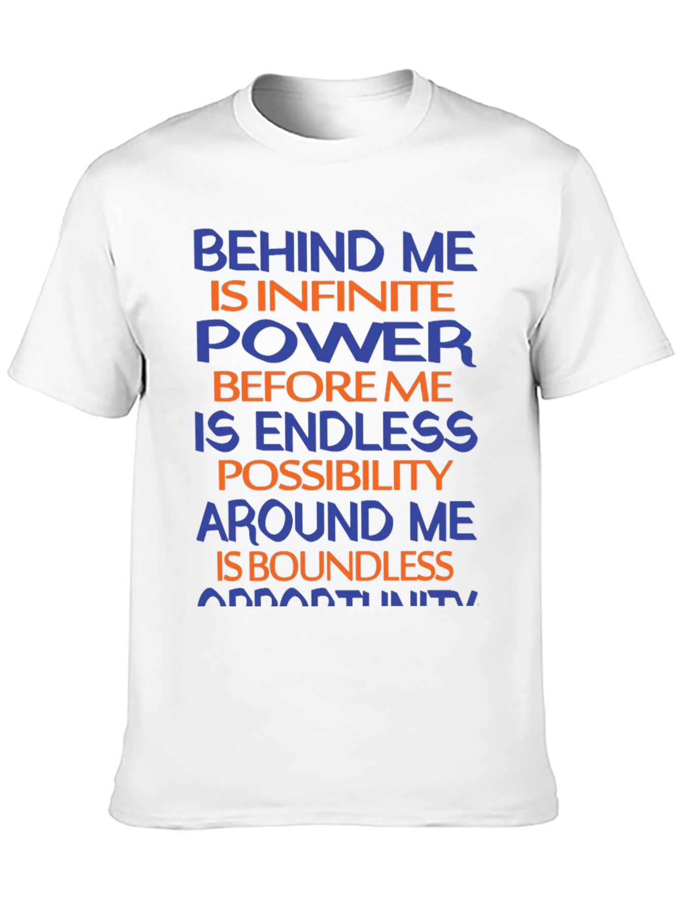 Motivational Graphic T-Shirt - Infinite Power