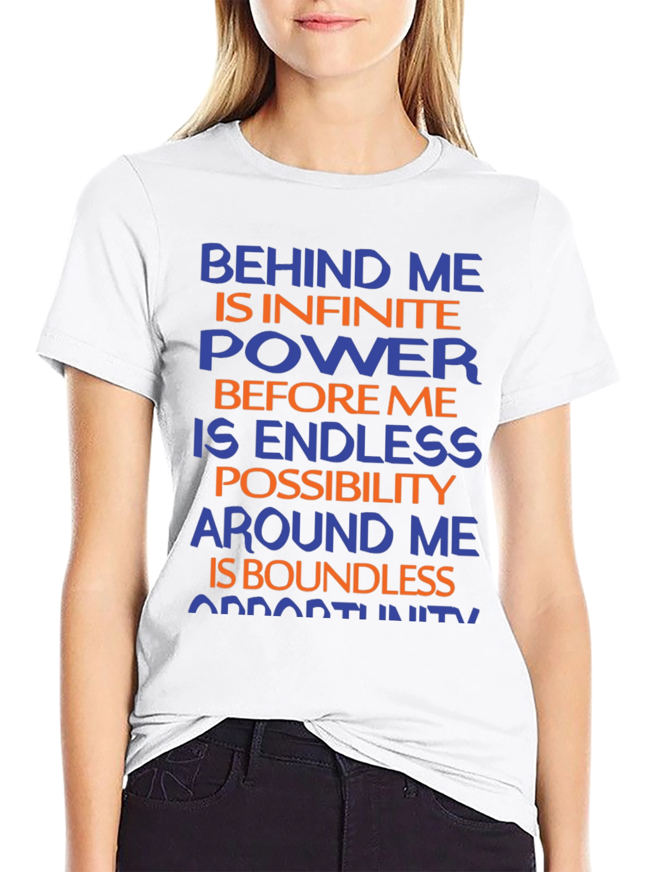 Motivational Graphic T-Shirt - Infinite Power