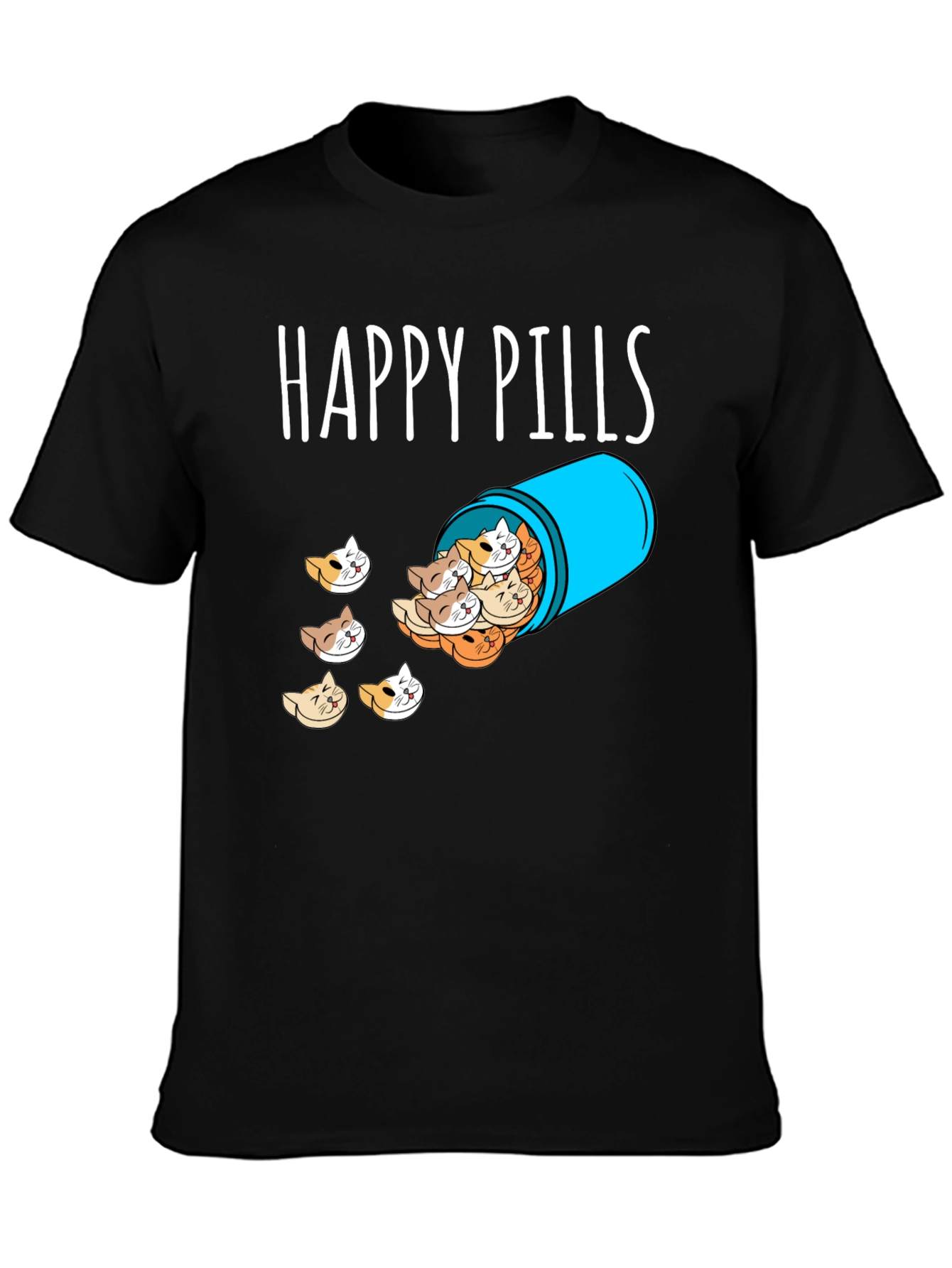 Happy Pills Cat T-Shirt