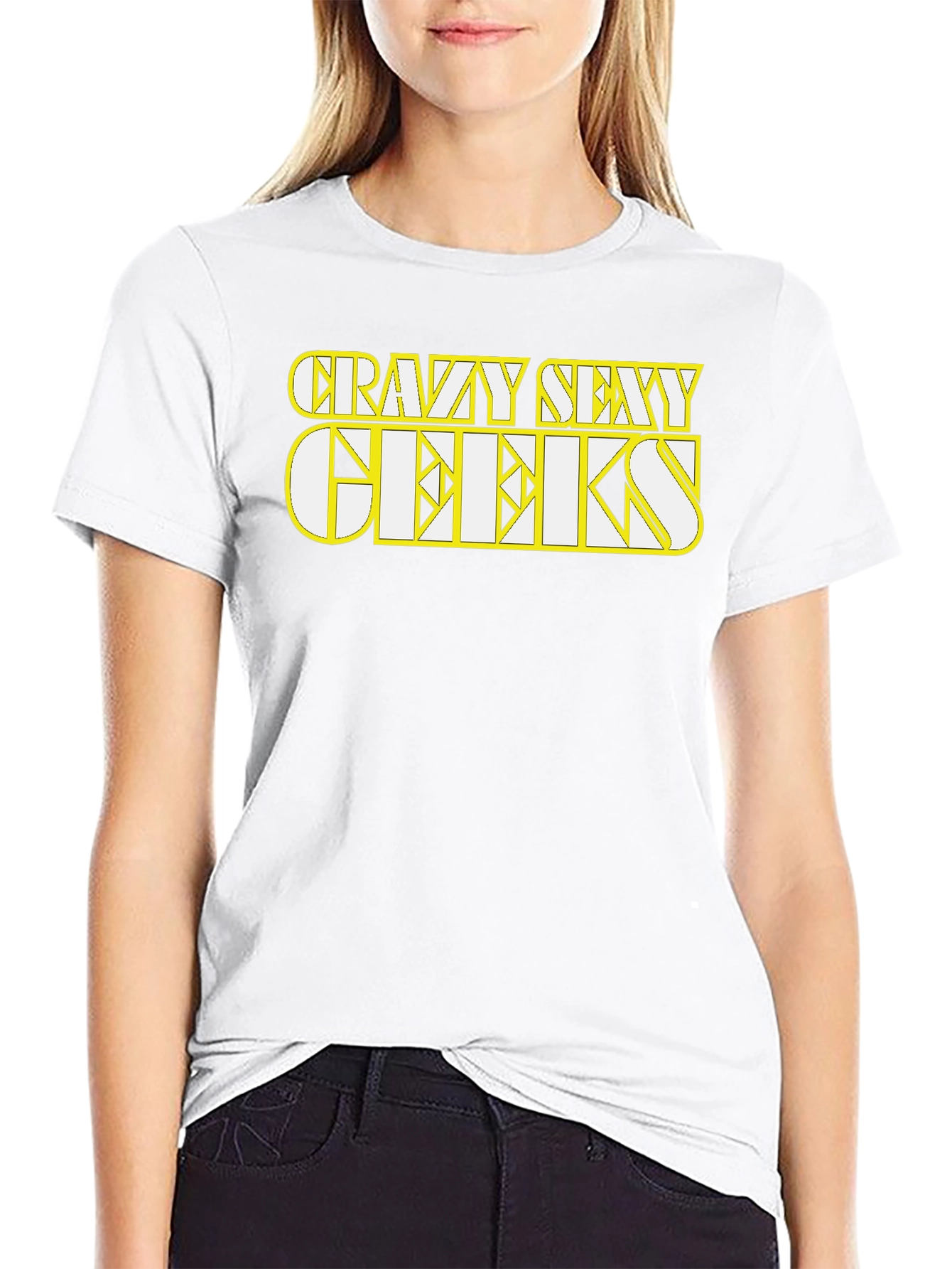 Crazy Sexy Geeks Black Graphic Tee