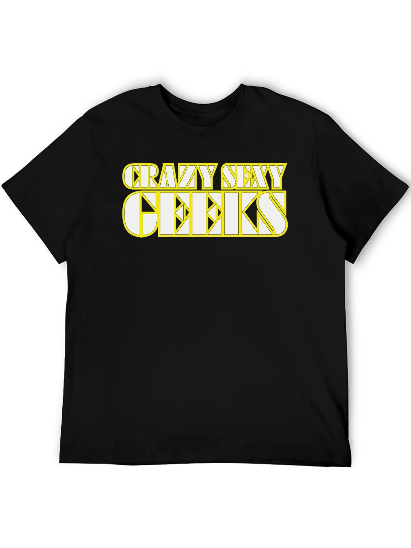 Crazy Sexy Geeks Black Graphic Tee