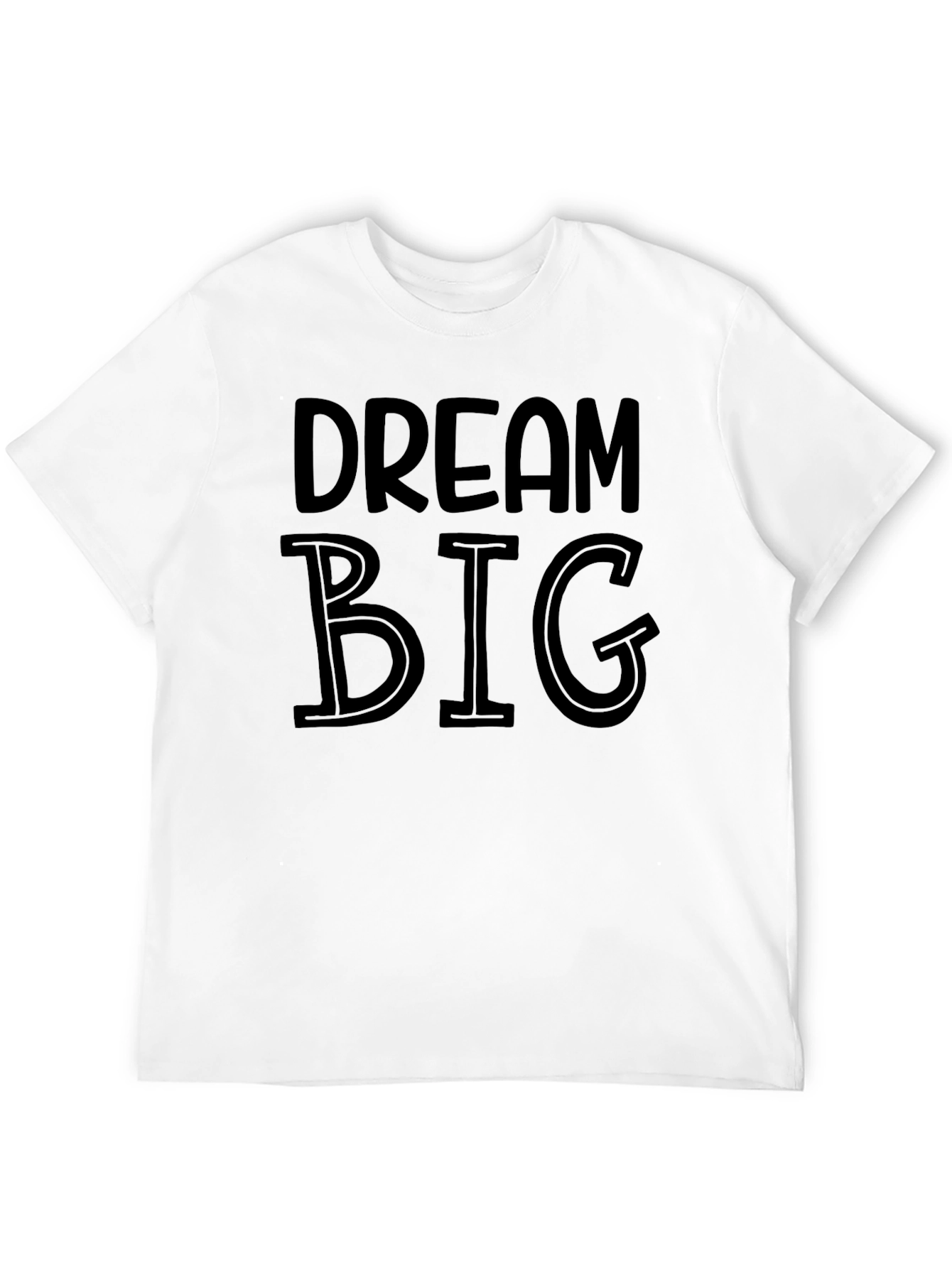 Dream Big Black Graphic Tee