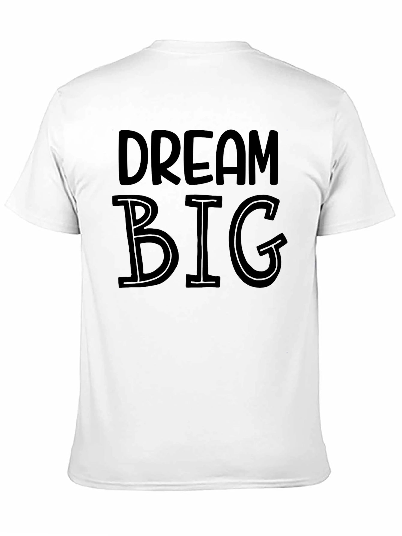 Dream Big Black Graphic Tee