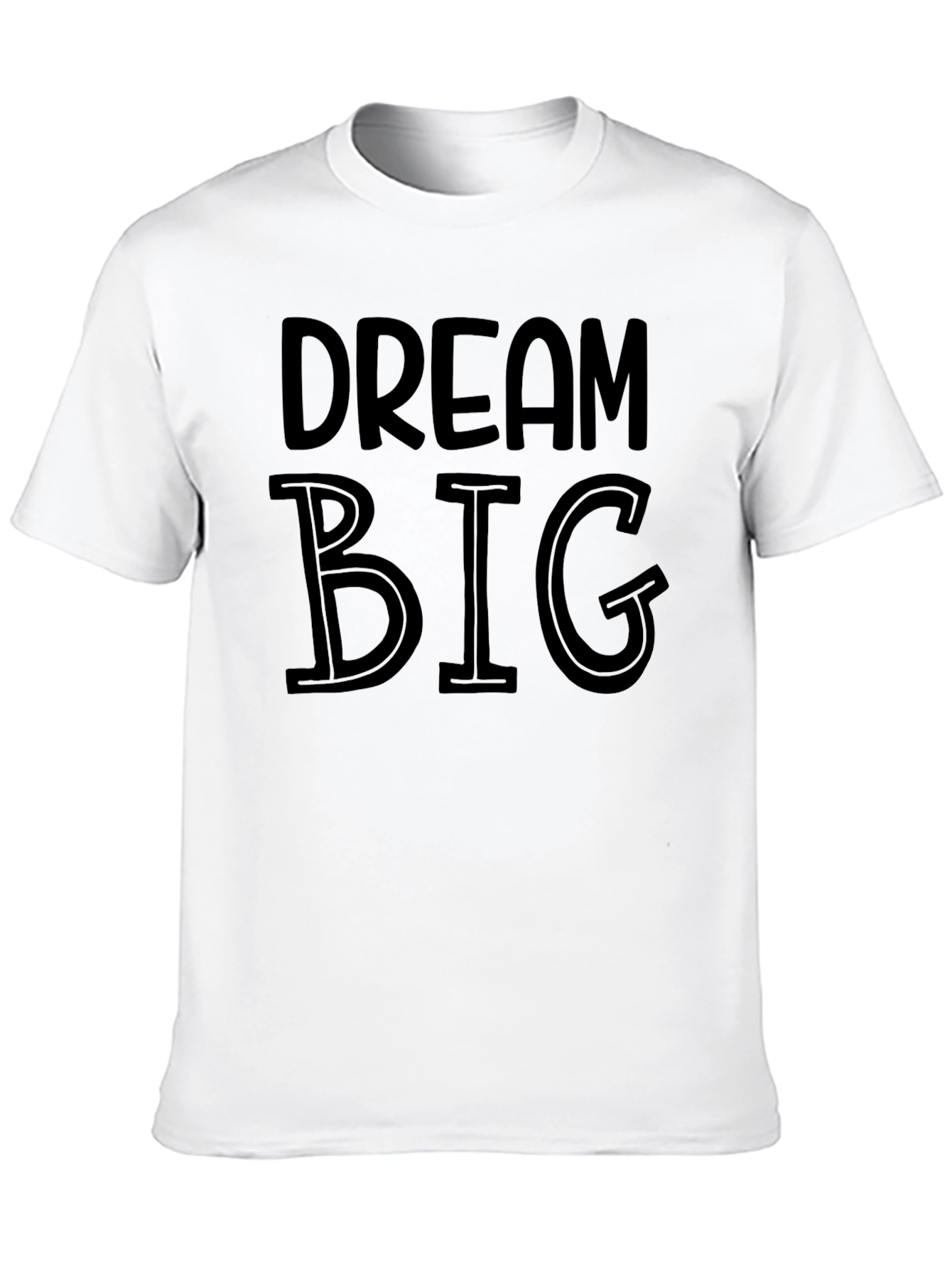 Dream Big Black Graphic Tee