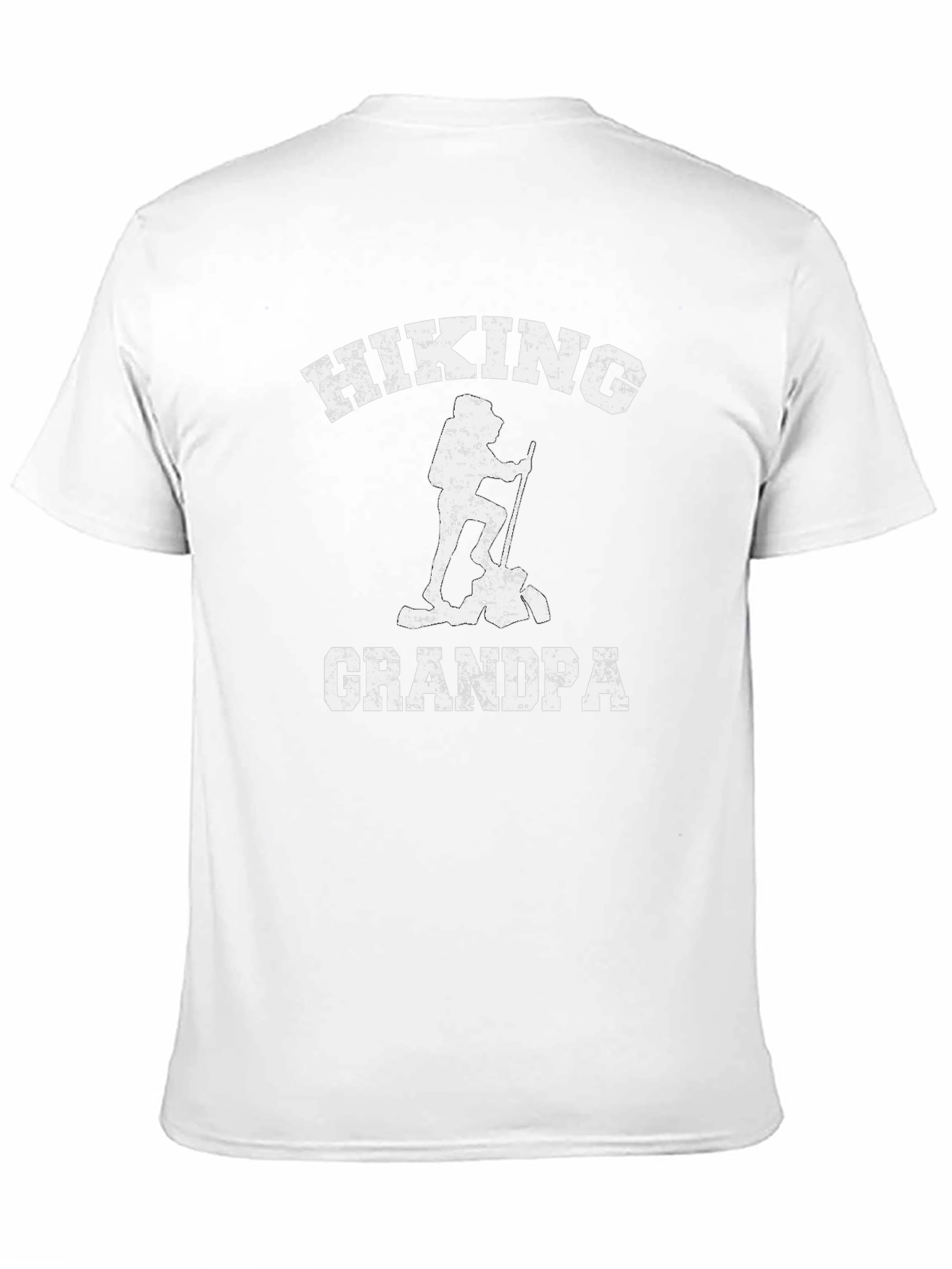 Hiking Grandpa Graphic T-Shirt - Black