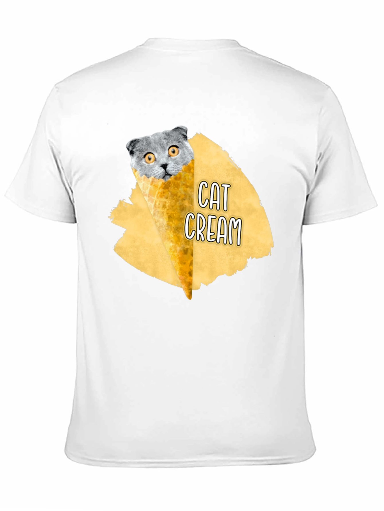 Cat Cream T-Shirt - Funny Graphic Tee