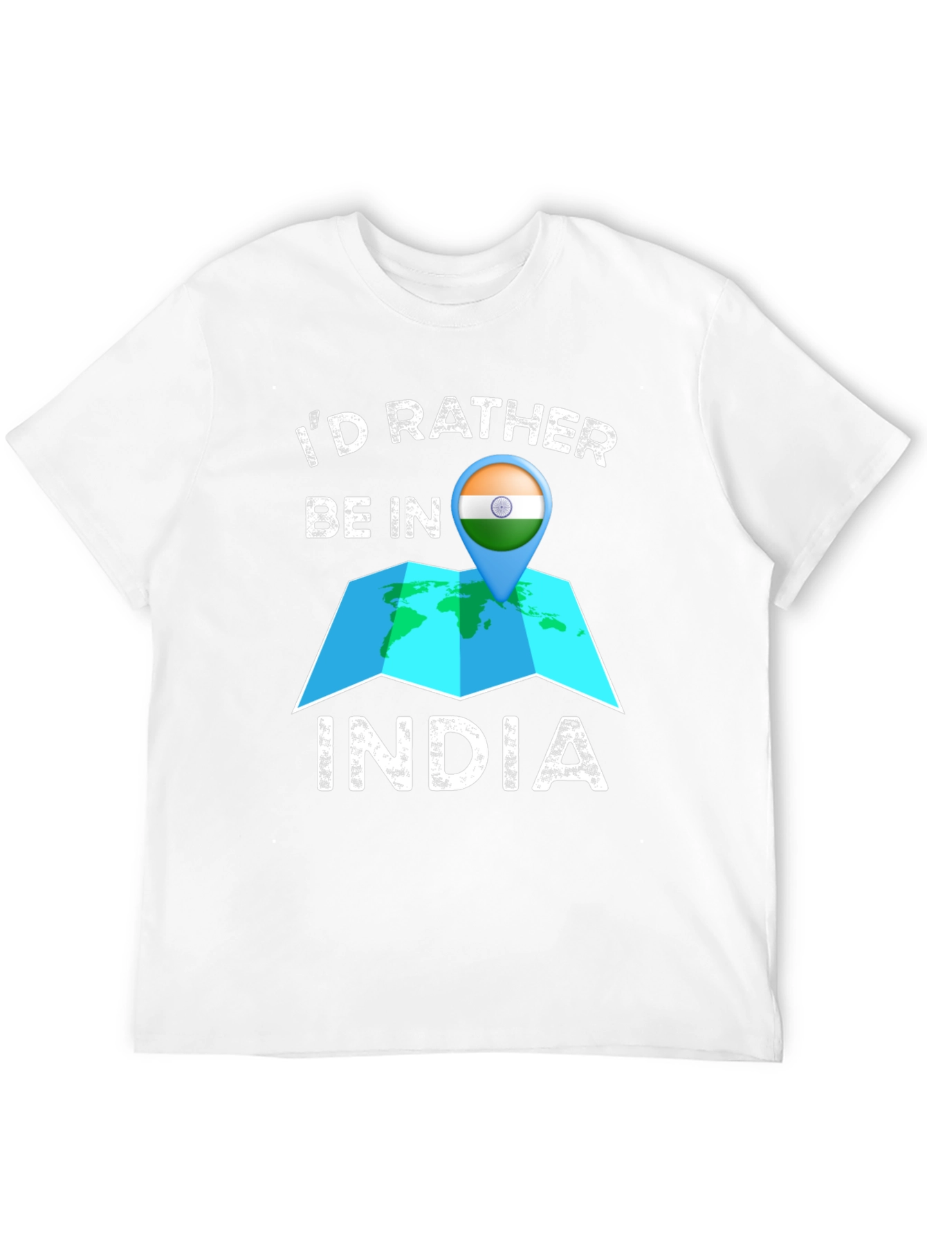 Id Rather Be in India T-Shirt