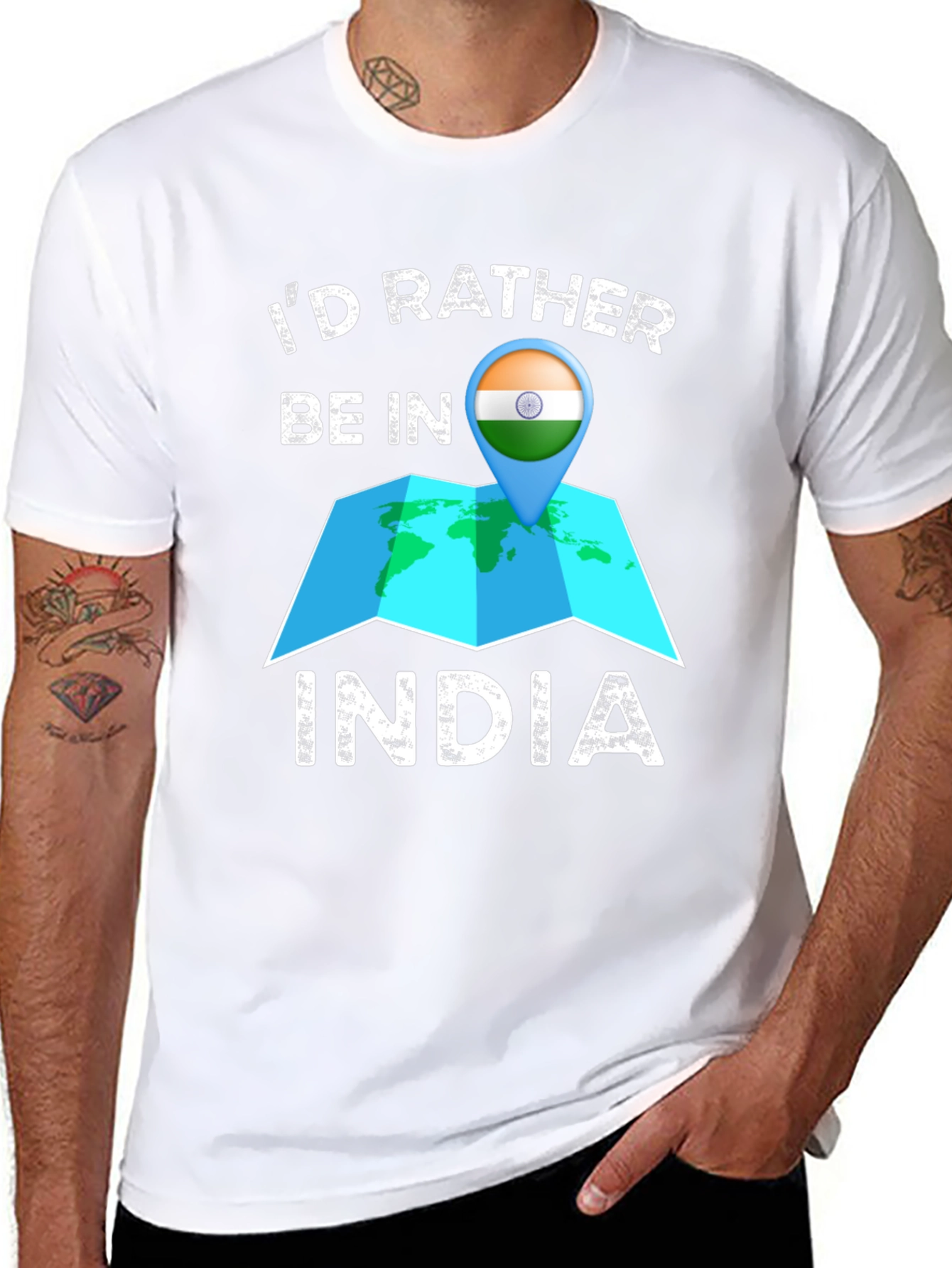 Id Rather Be in India T-Shirt