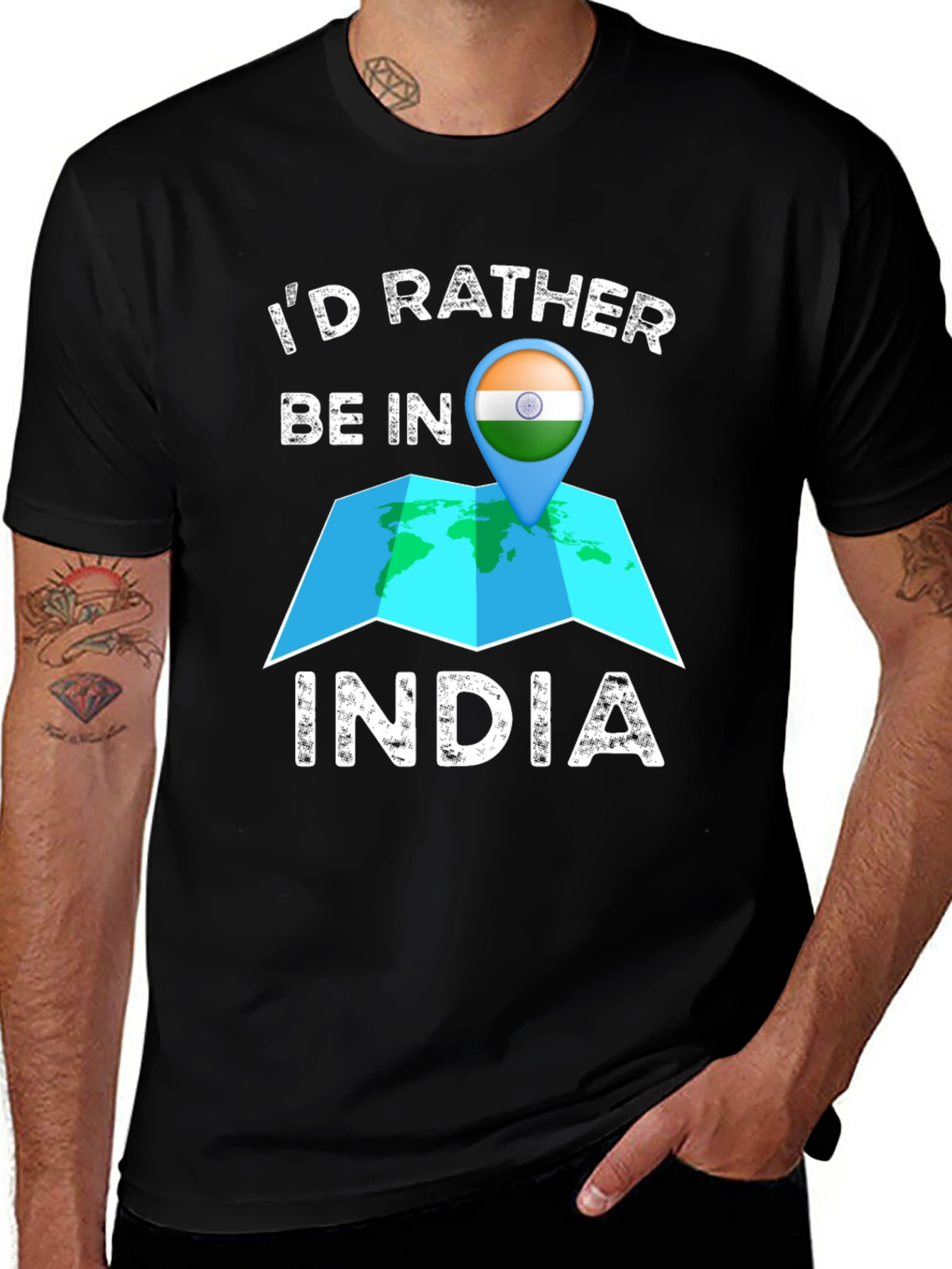 Id Rather Be in India T-Shirt