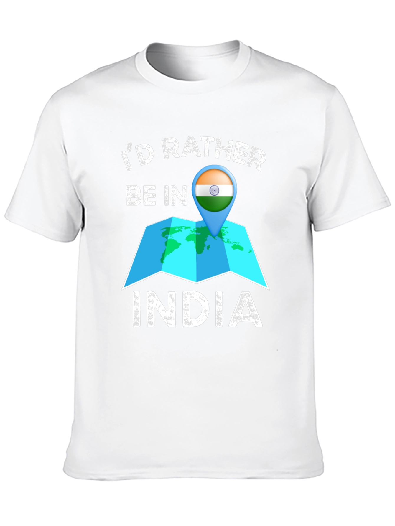 Id Rather Be in India T-Shirt