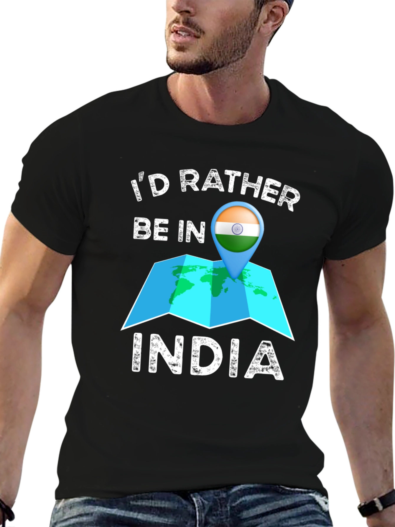 Id Rather Be in India T-Shirt