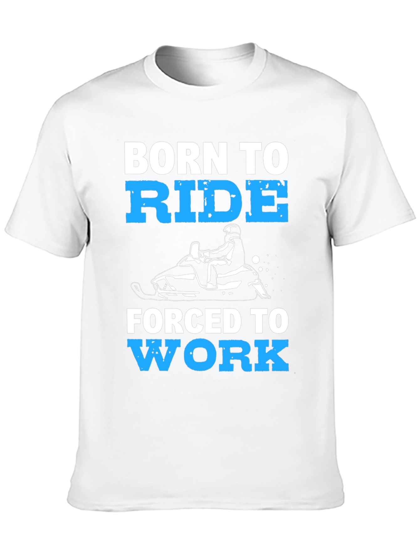 Born to Ride - Snowmobile Graphic T-Shirt