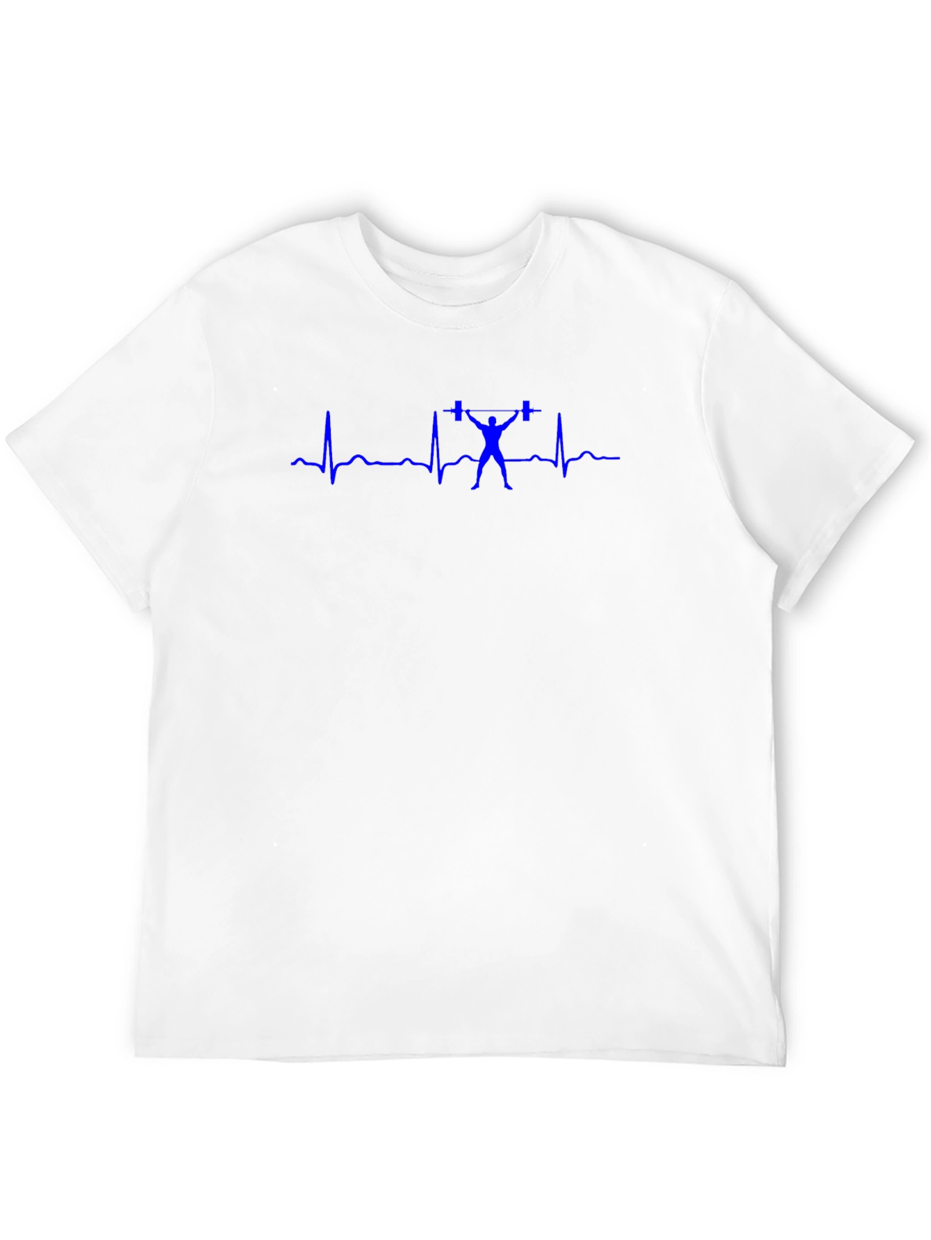 Weightlifting Heartbeat Black T-Shirt
