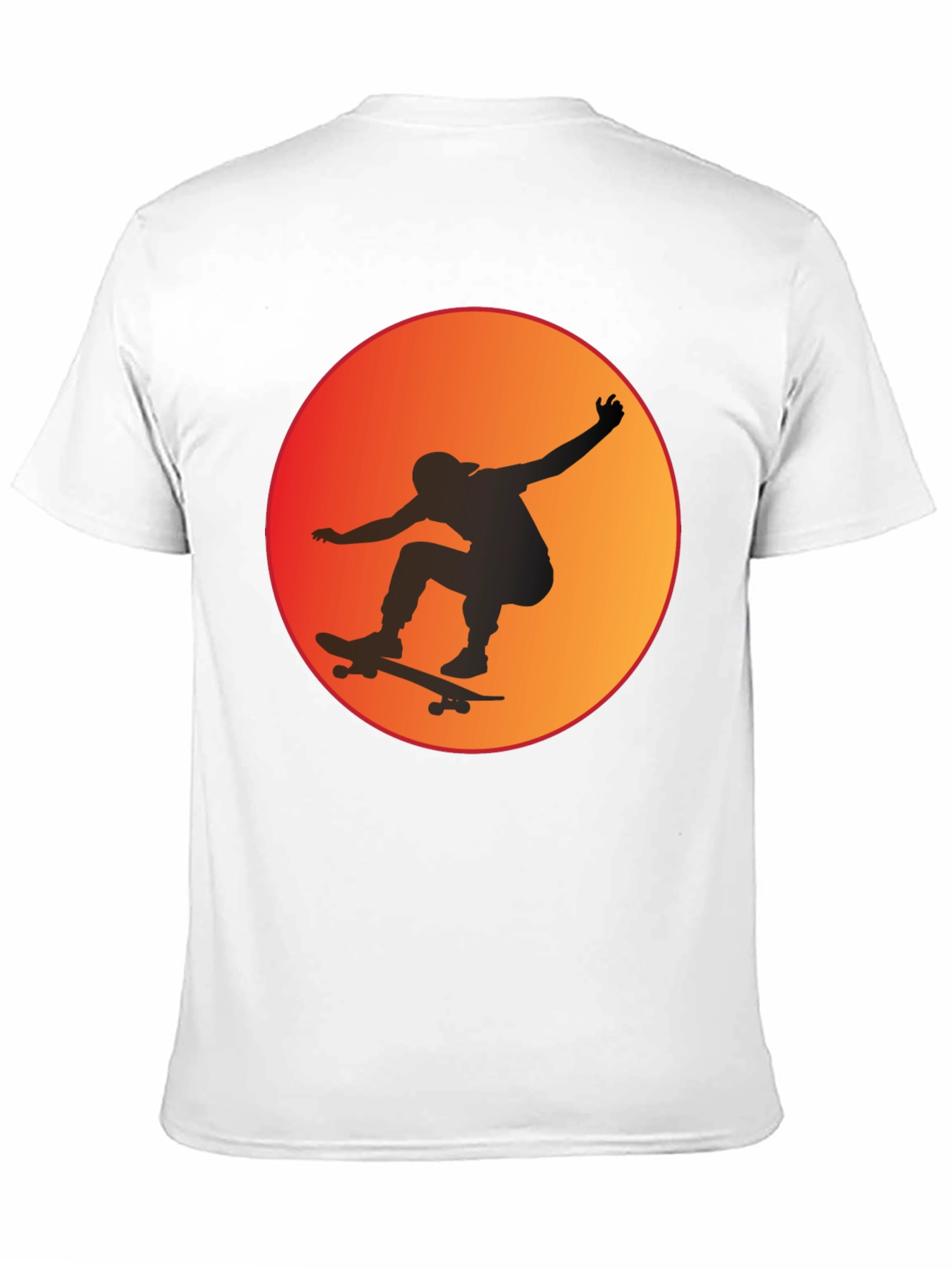 Skateboarder Sunset Graphic Tee