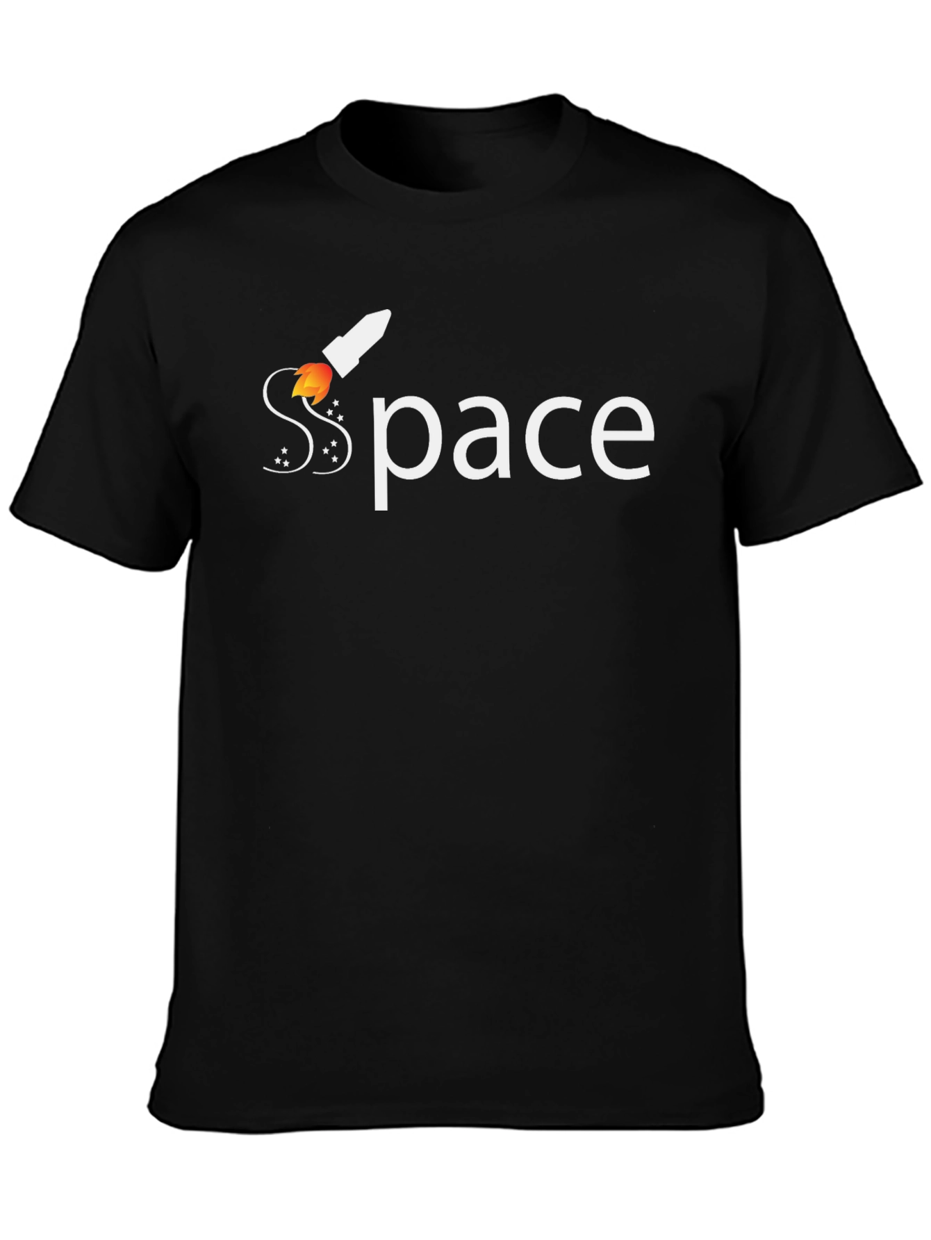 Space Rocket T-Shirt - Premium Cotton Tee