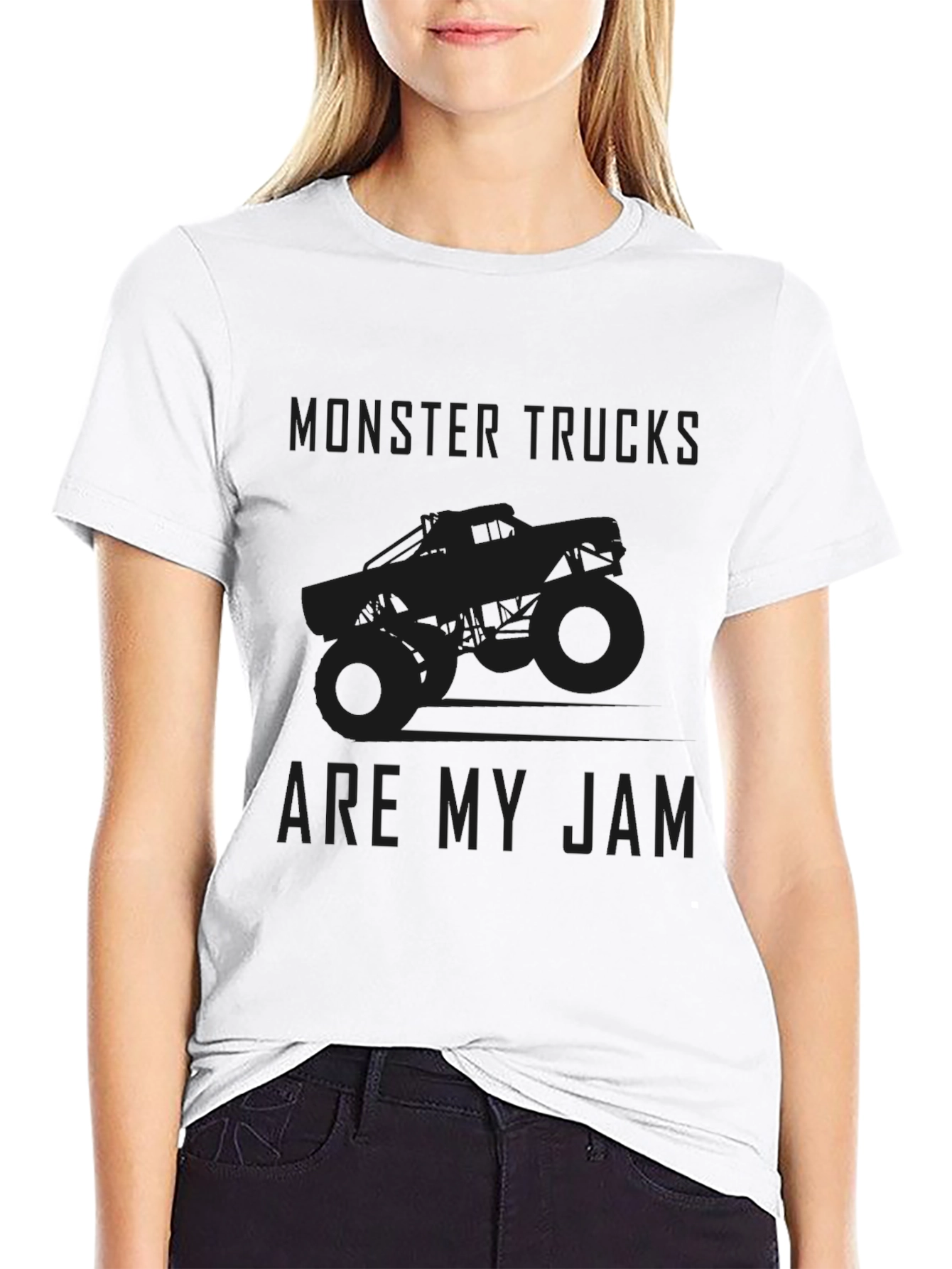 Monster Truck T-Shirt - Are My Jam Black Tee