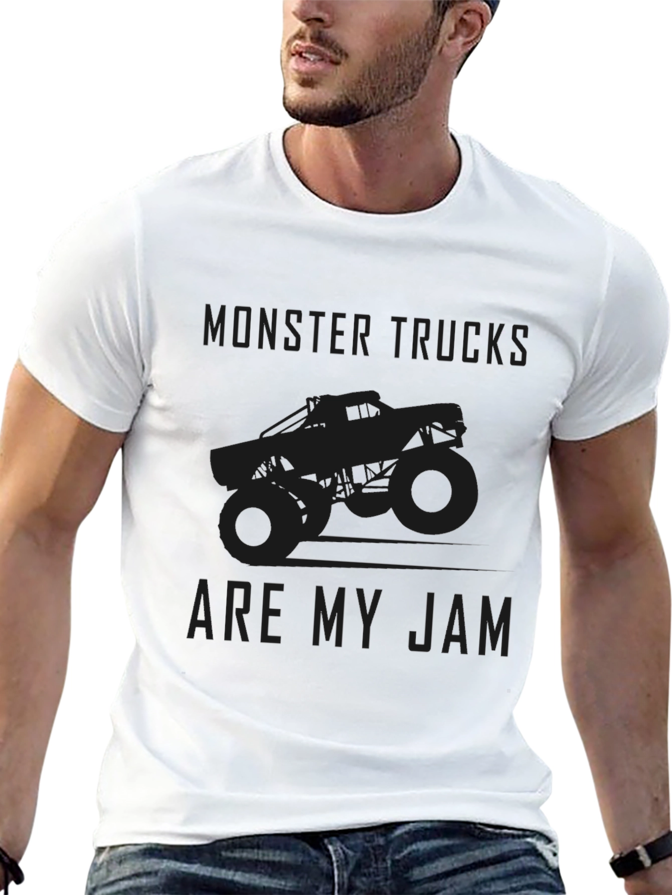 Monster Truck T-Shirt - Are My Jam Black Tee