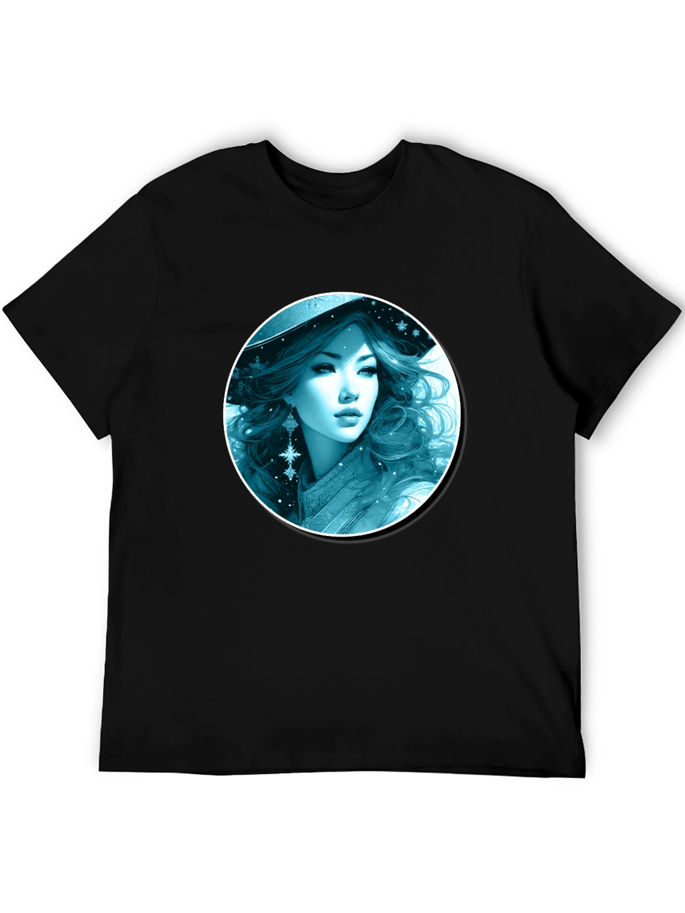Winter Witch T-Shirt: Black Graphic Tee