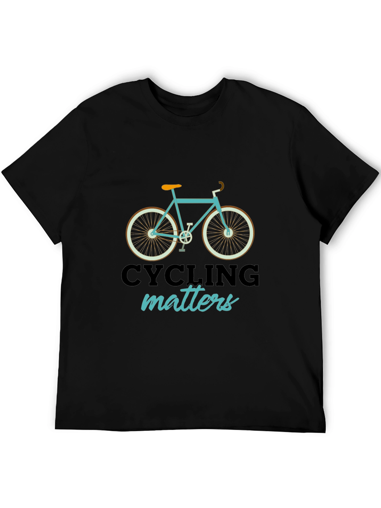 Cycling Matters Graphic T-Shirt Mens Black Tee