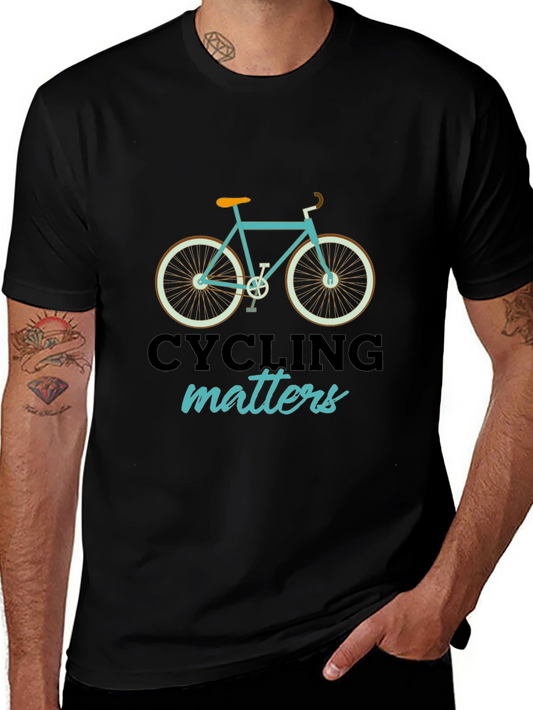 Cycling Matters Graphic T-Shirt Mens Black Tee