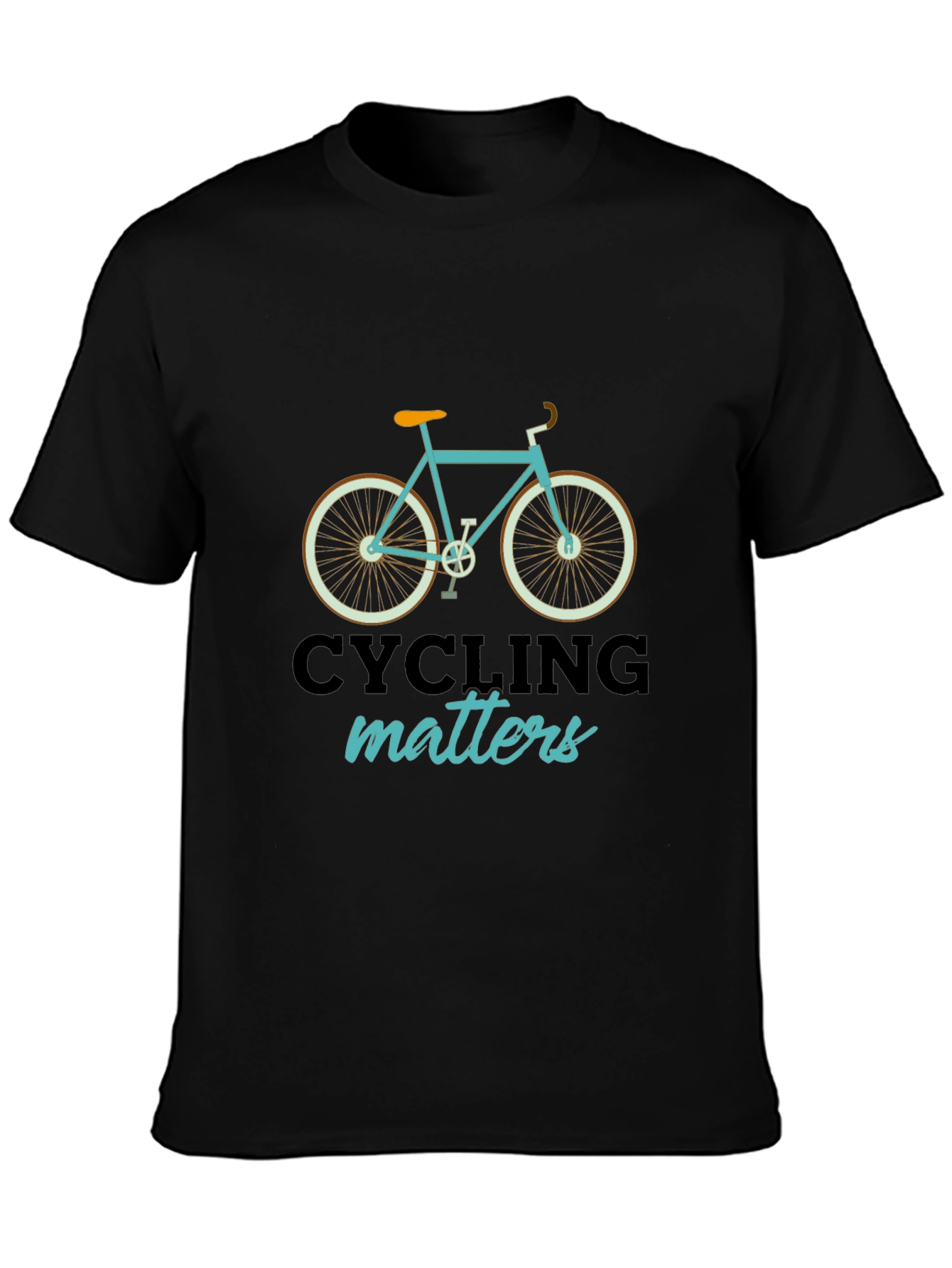 Cycling Matters Graphic T-Shirt Mens Black Tee