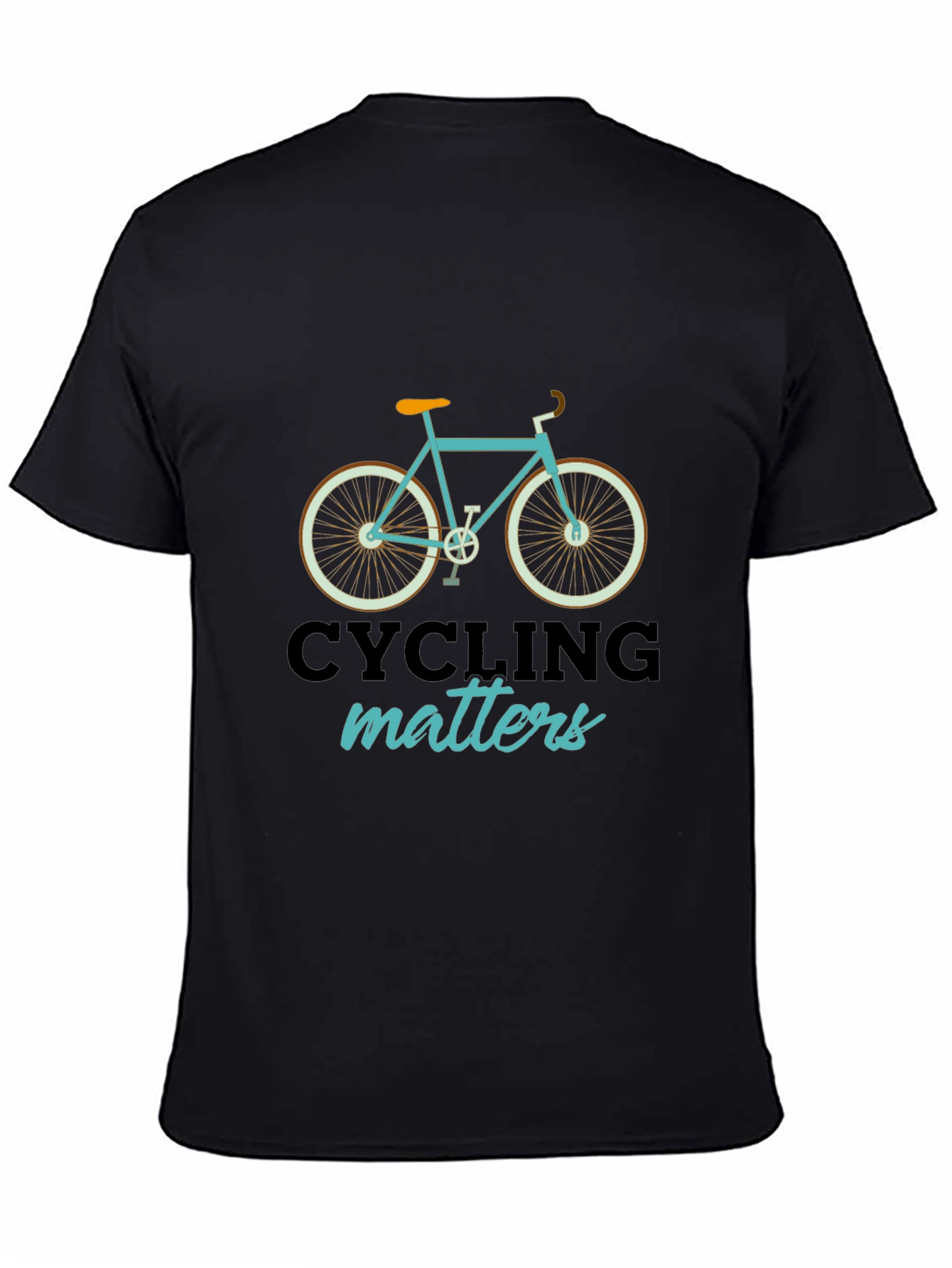Cycling Matters Graphic T-Shirt Mens Black Tee
