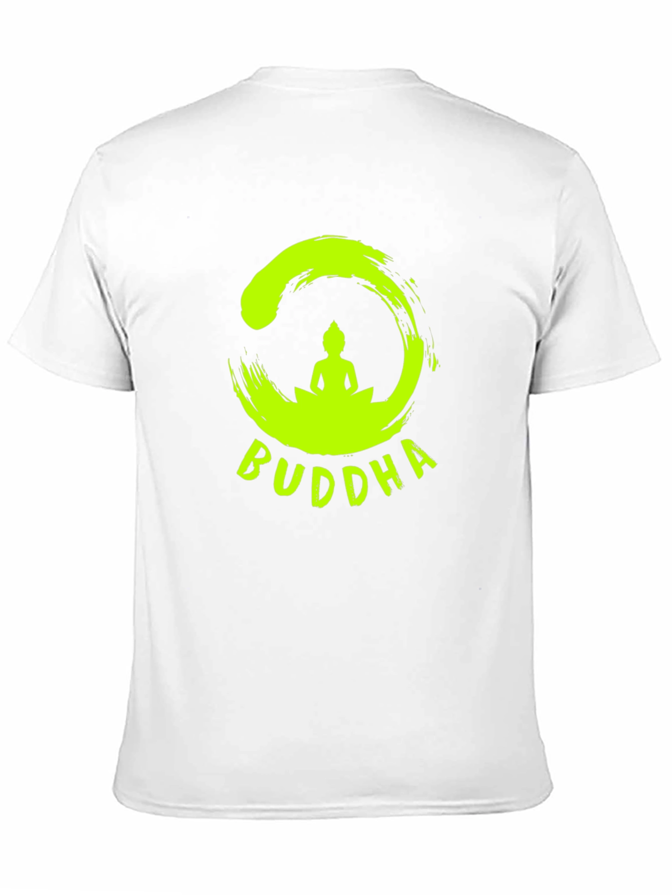 Buddha Graphic Print Black T-Shirt