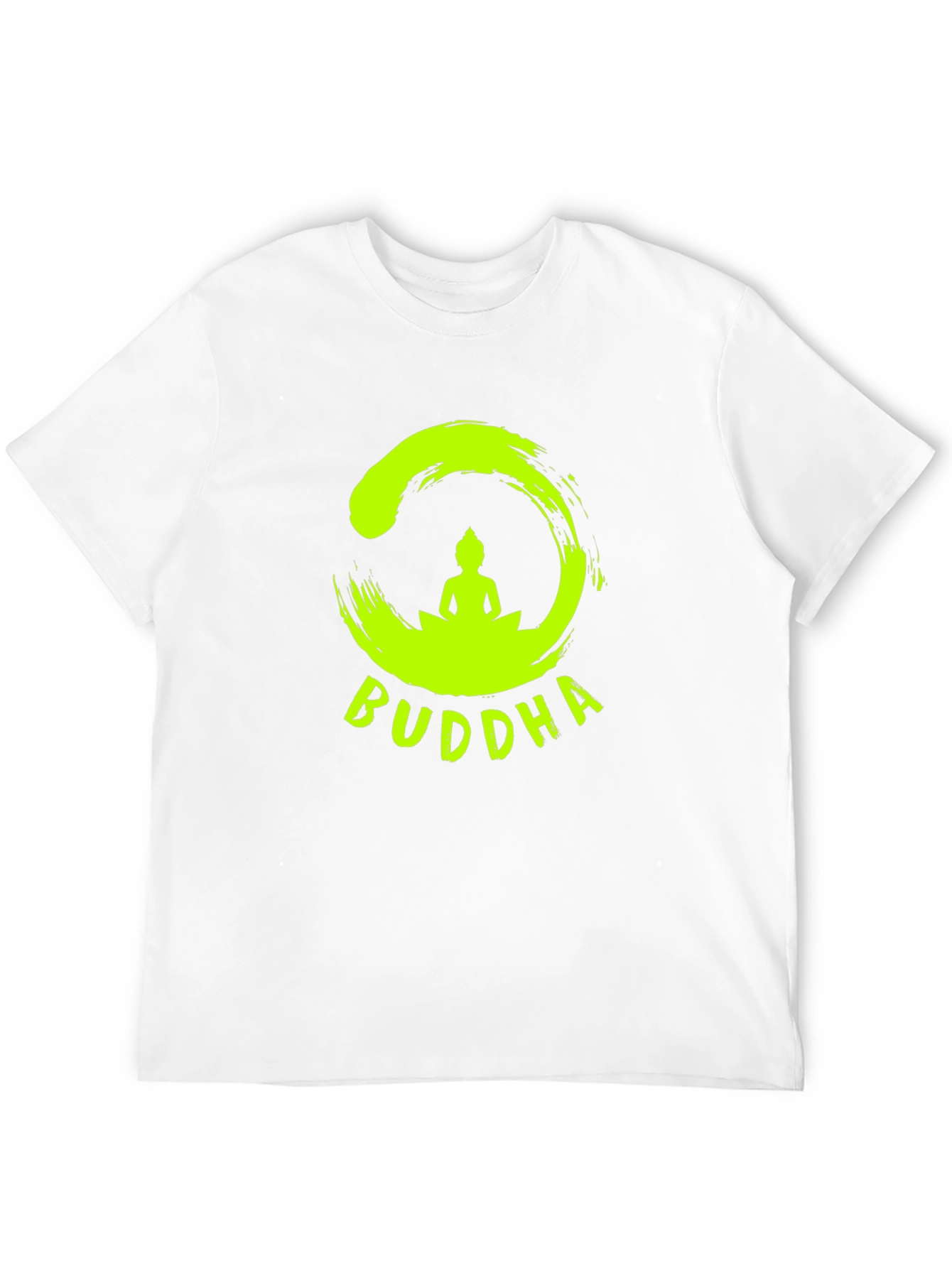 Buddha Graphic Print Black T-Shirt
