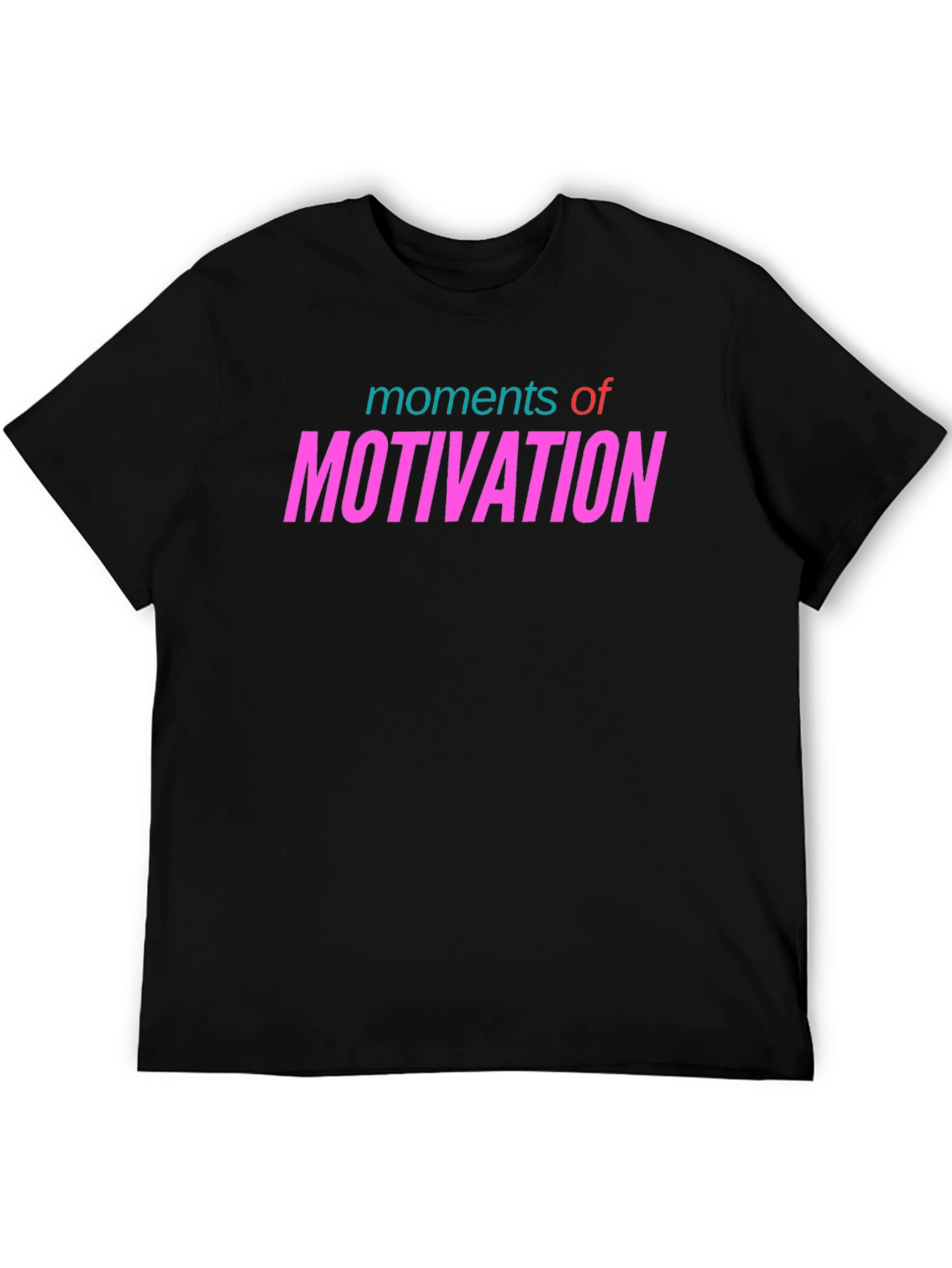 Moments of Motivation Graphic Tee - Black