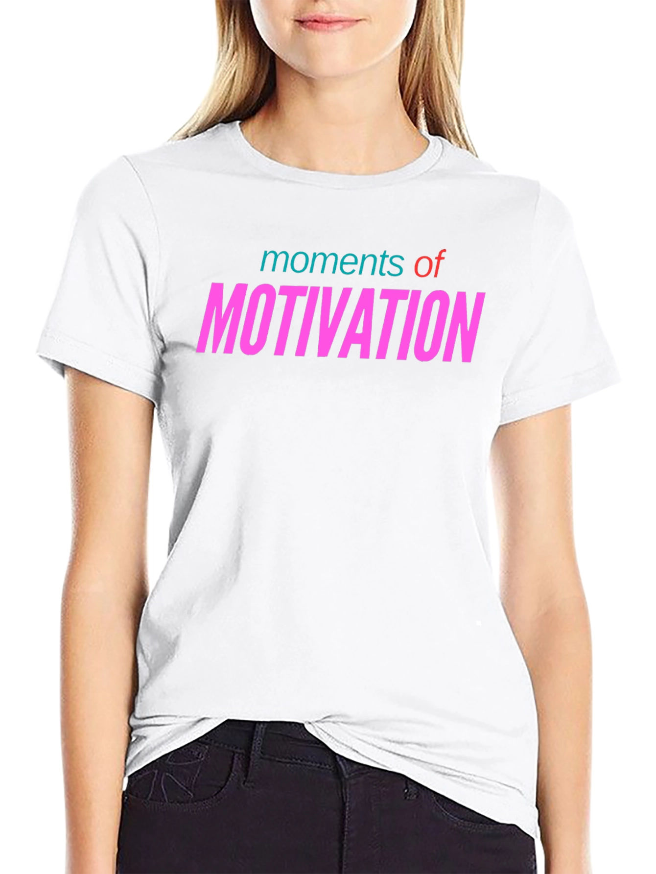 Moments of Motivation Graphic Tee - Black