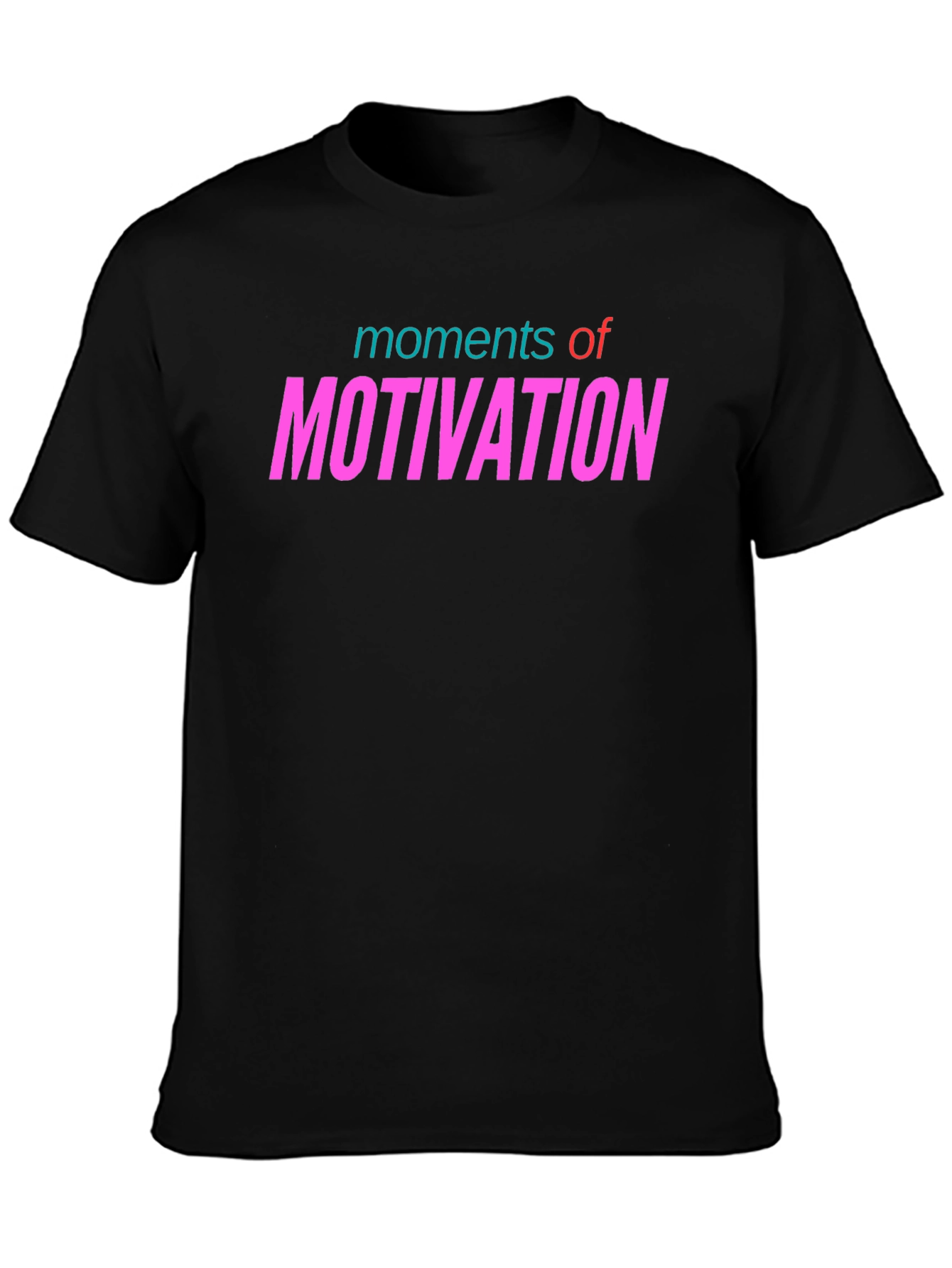 Moments of Motivation Graphic Tee - Black