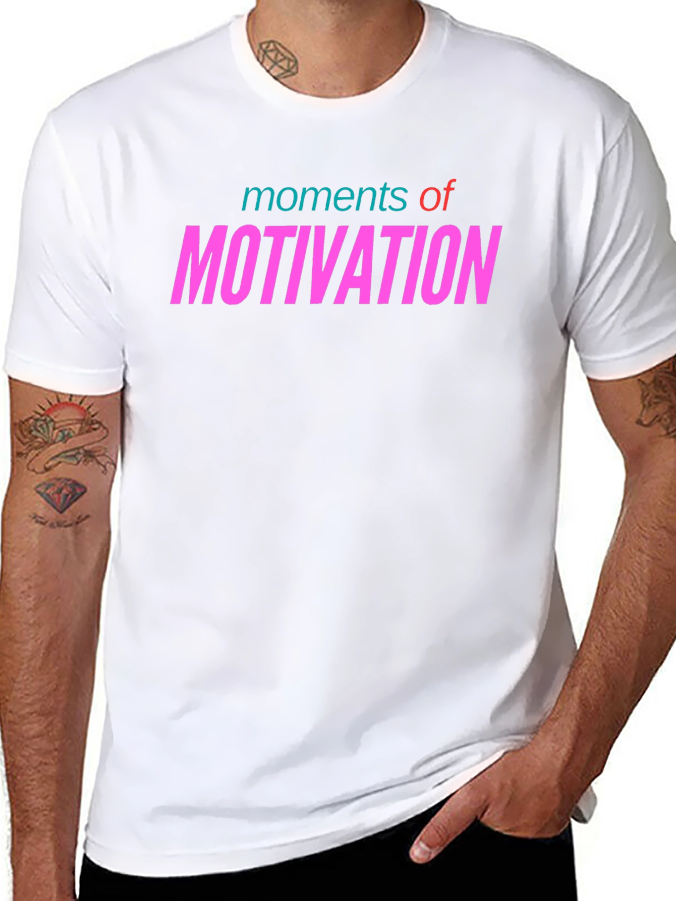 Moments of Motivation Graphic Tee - Black