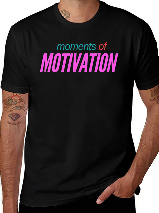 Moments of Motivation Graphic Tee - Black