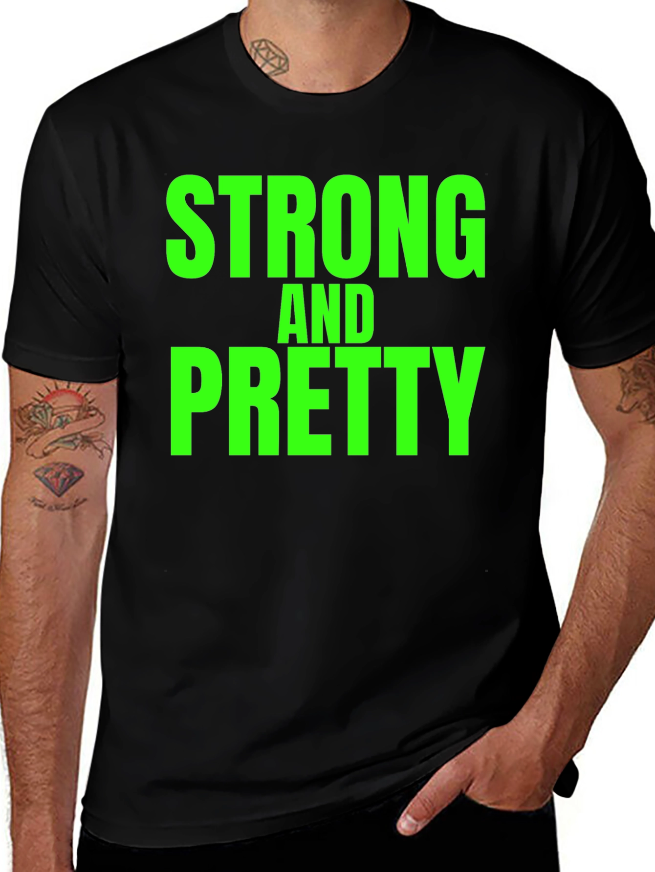 Strong and Pretty Graphic T-Shirt