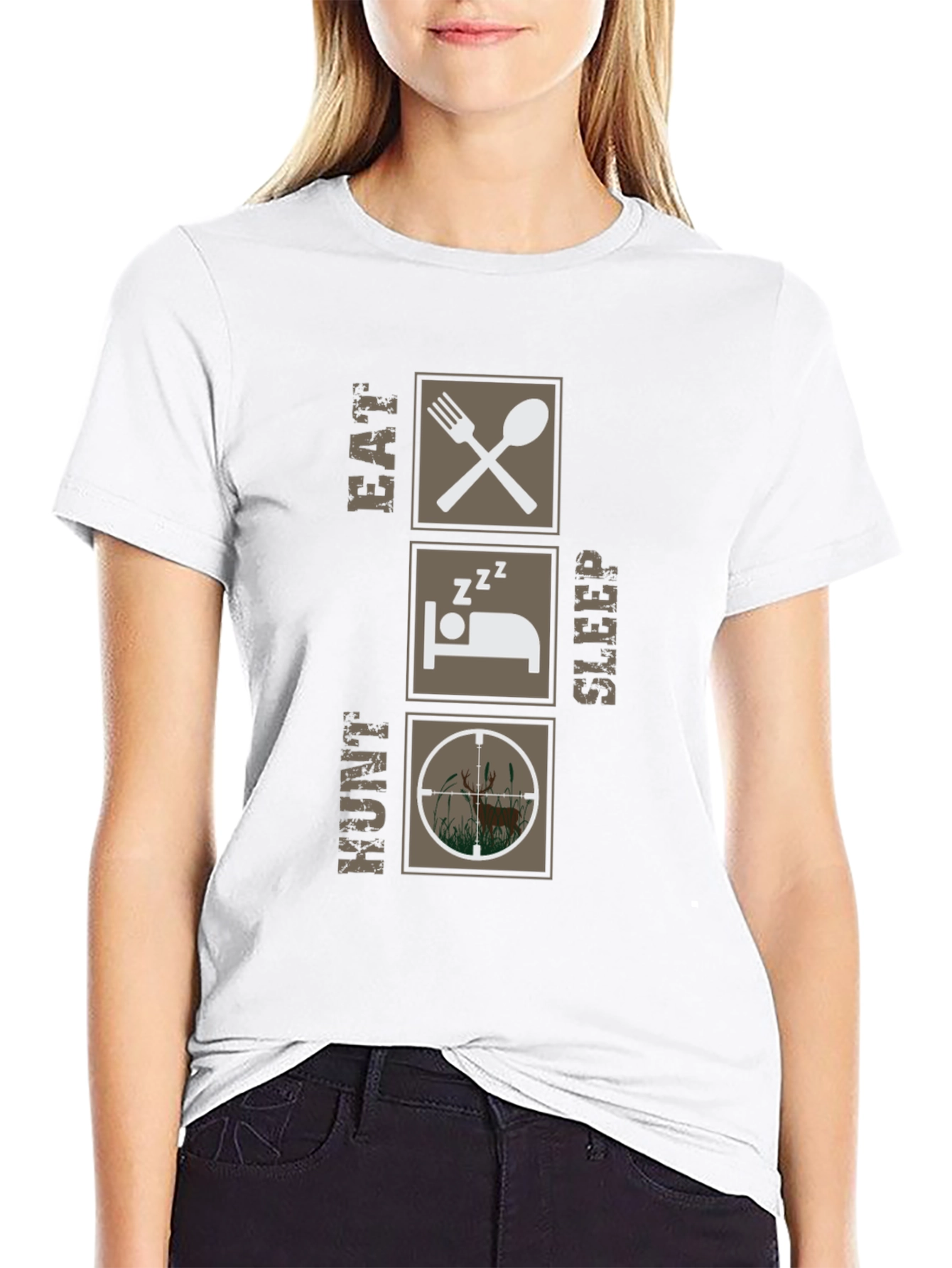Eat Sleep Hunt Graphic Tee
