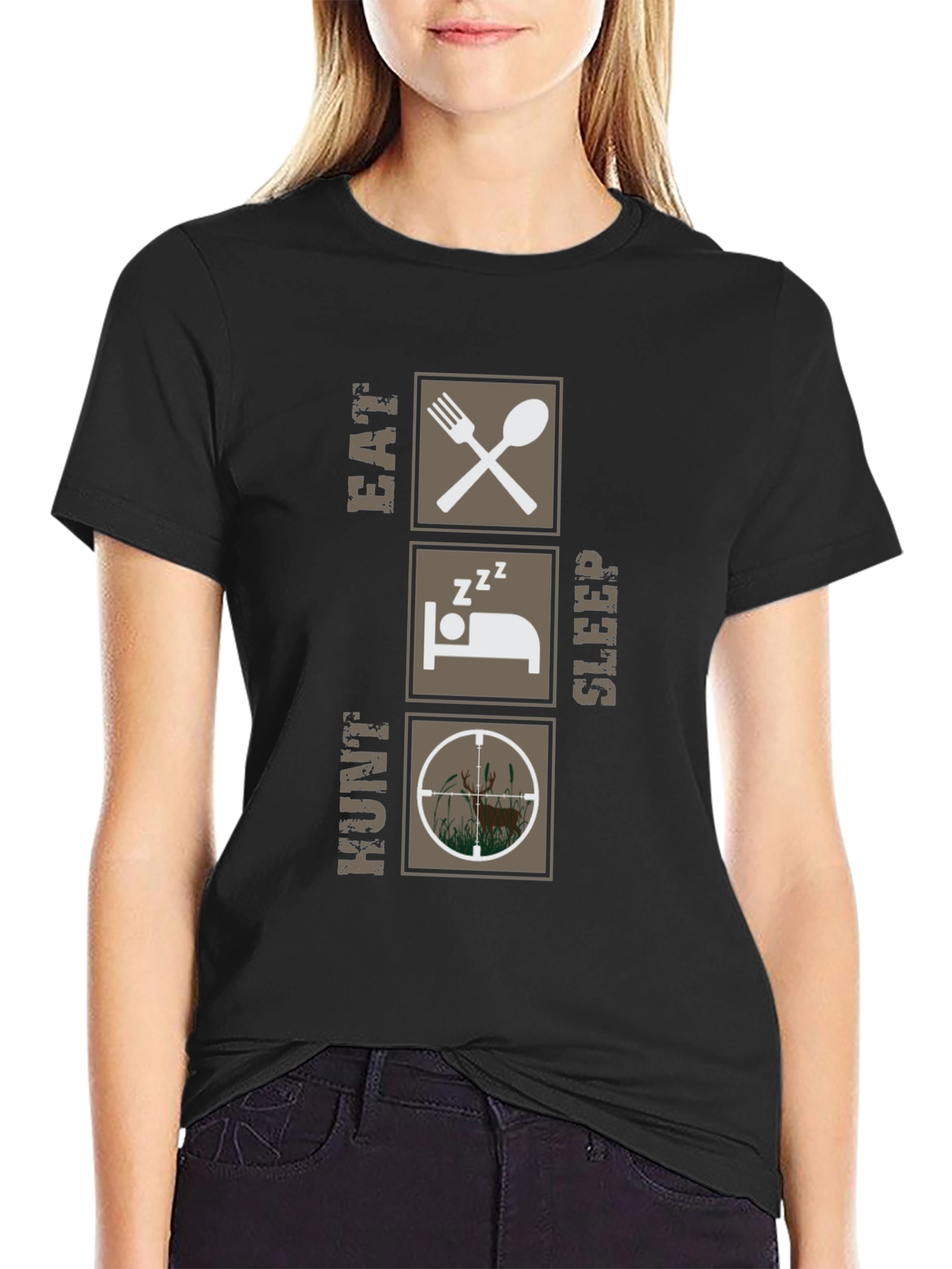 Eat Sleep Hunt Graphic Tee