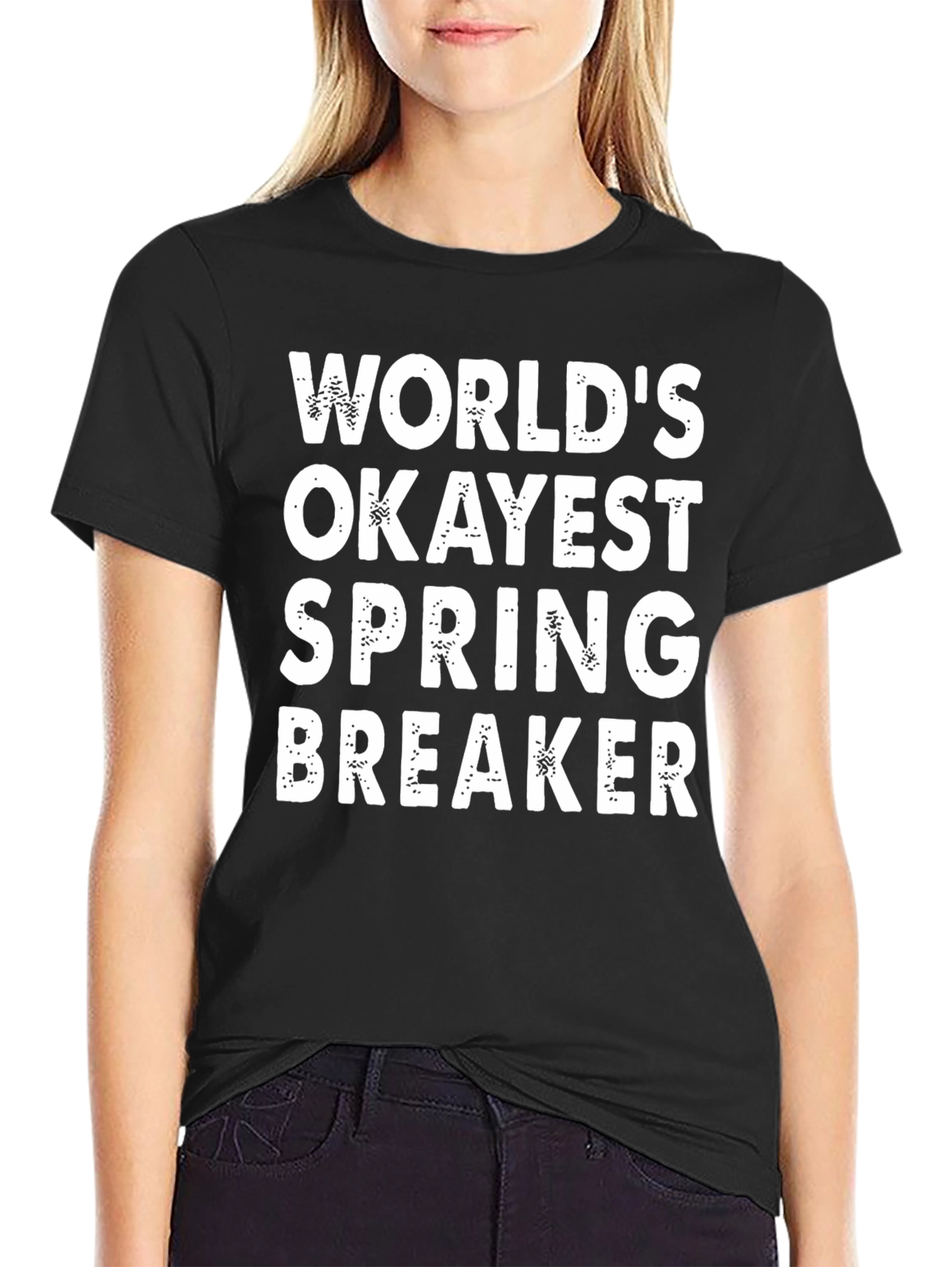 Worlds Okayest Spring Breaker Graphic T-Shirt