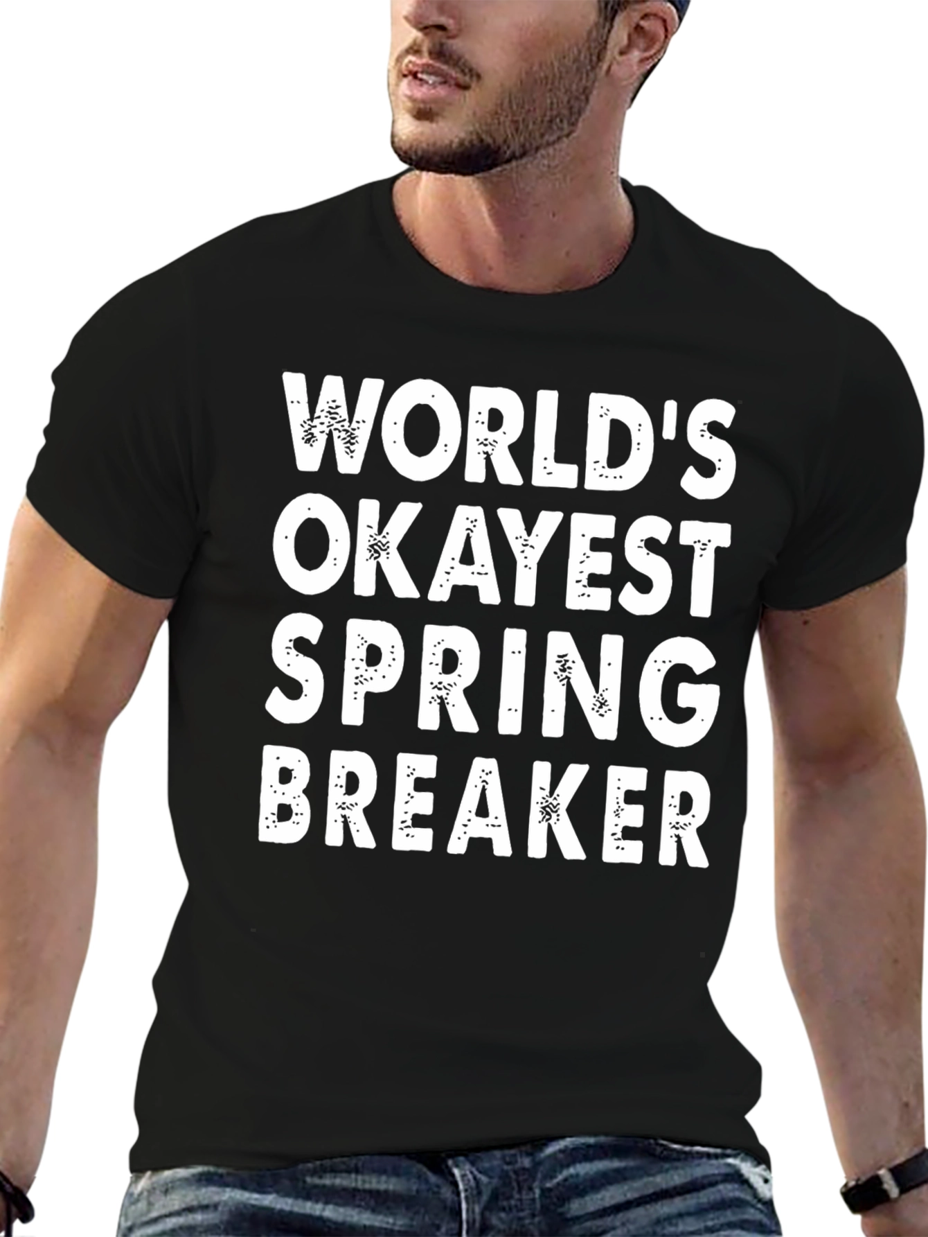 Worlds Okayest Spring Breaker Graphic T-Shirt