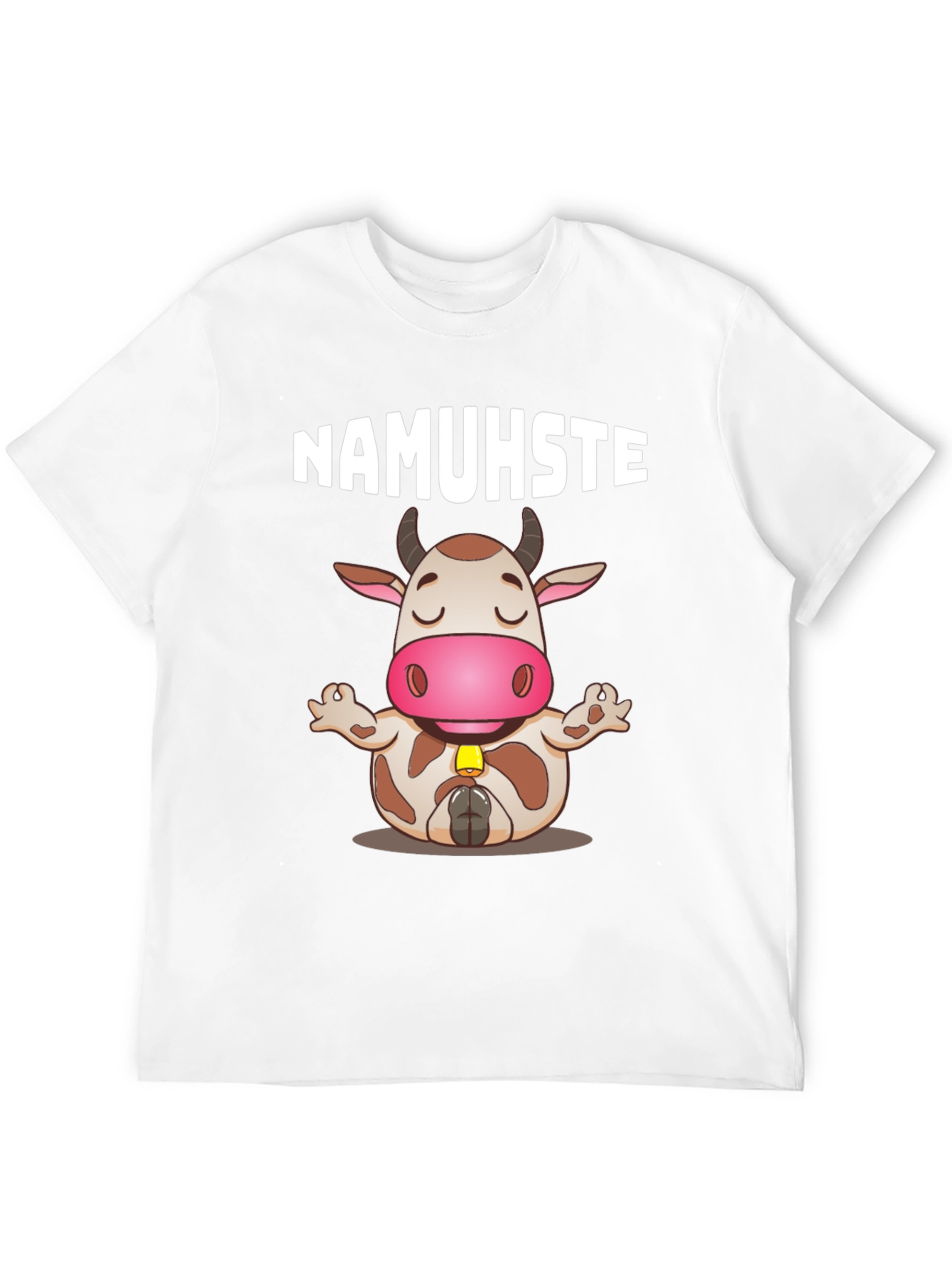 Namuhste Cow Yoga T-Shirt - Funny Graphic Tee