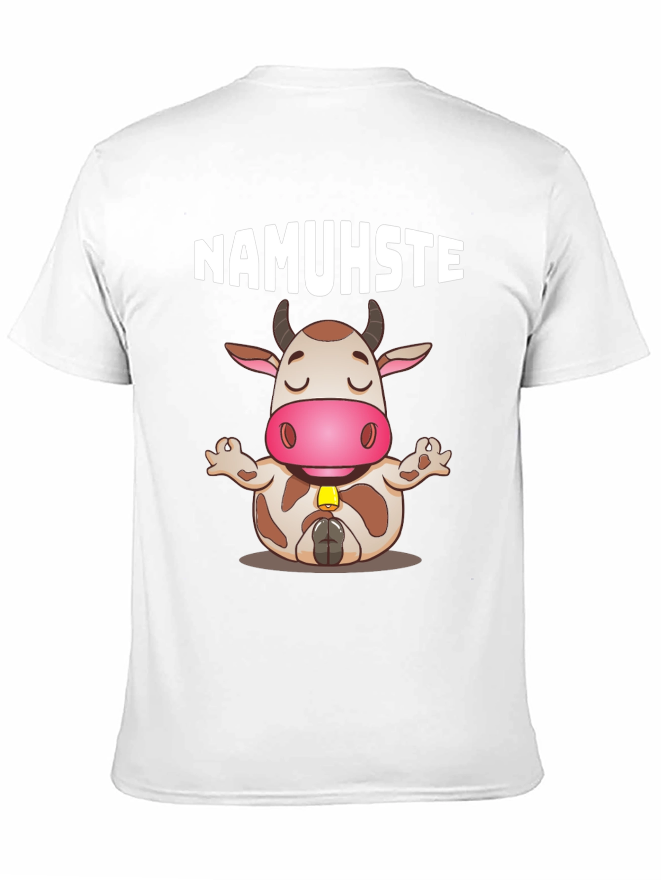 Namuhste Cow Yoga T-Shirt - Funny Graphic Tee