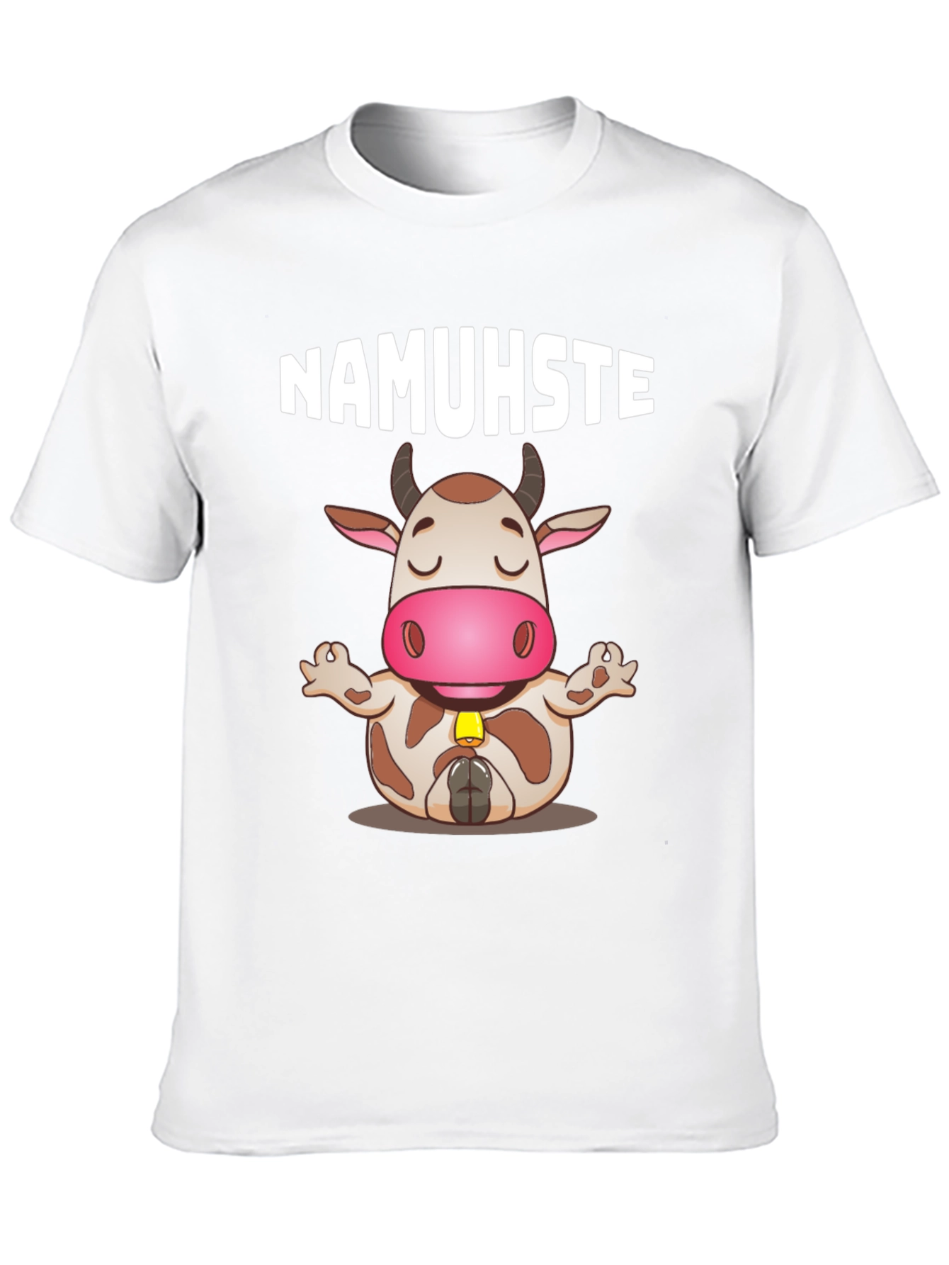 Namuhste Cow Yoga T-Shirt - Funny Graphic Tee