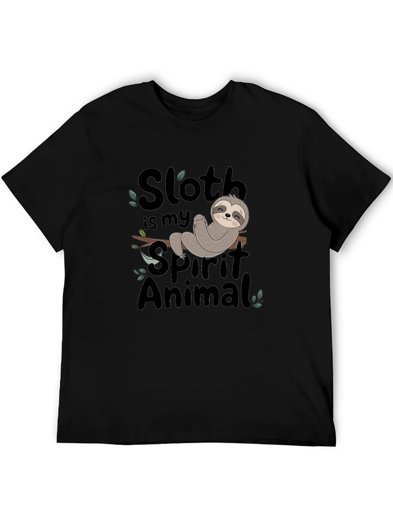 Sloth Spirit Animal Graphic Tee - Relaxed Fit