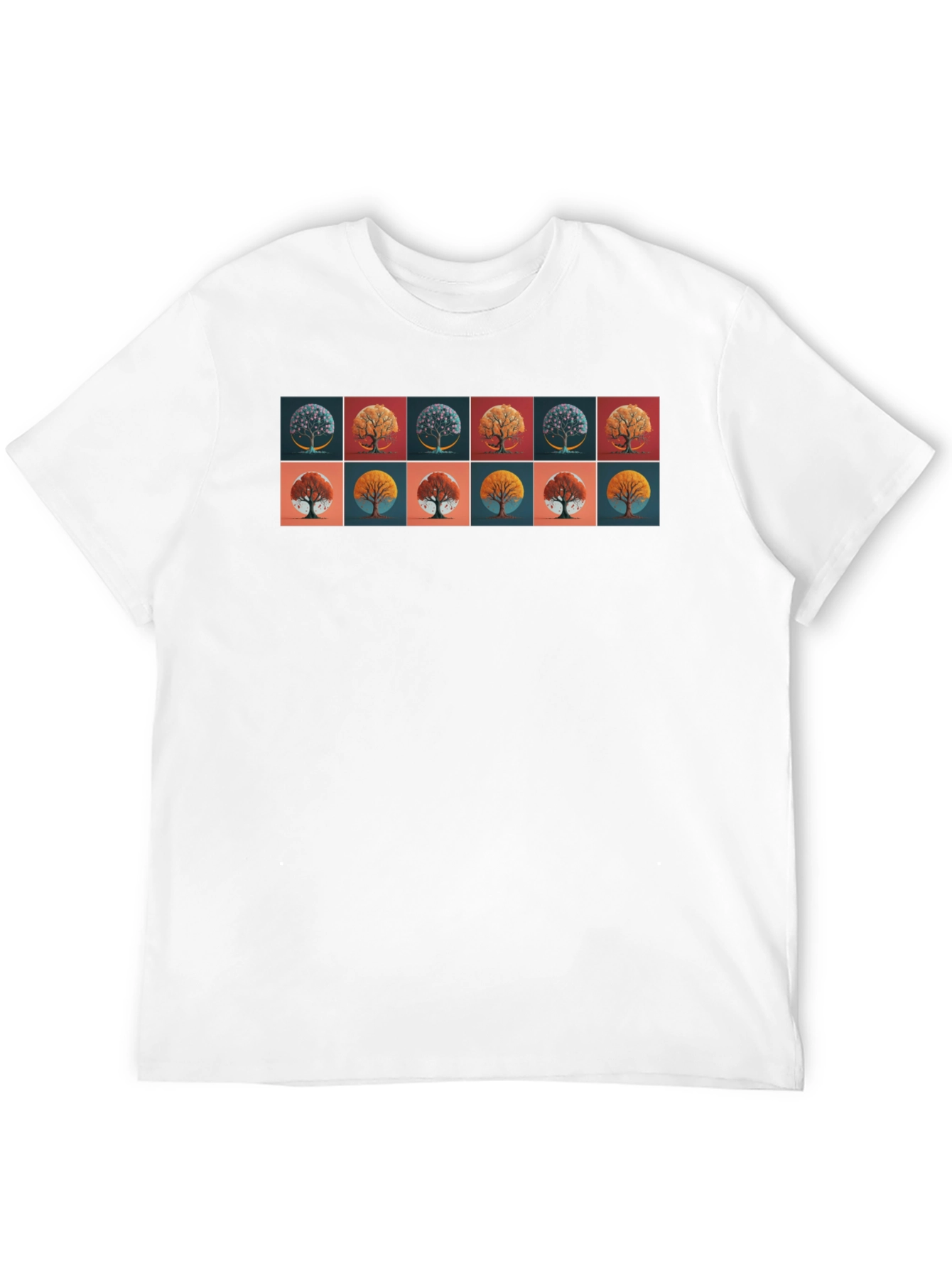 Tree Art Graphic Black T-Shirt
