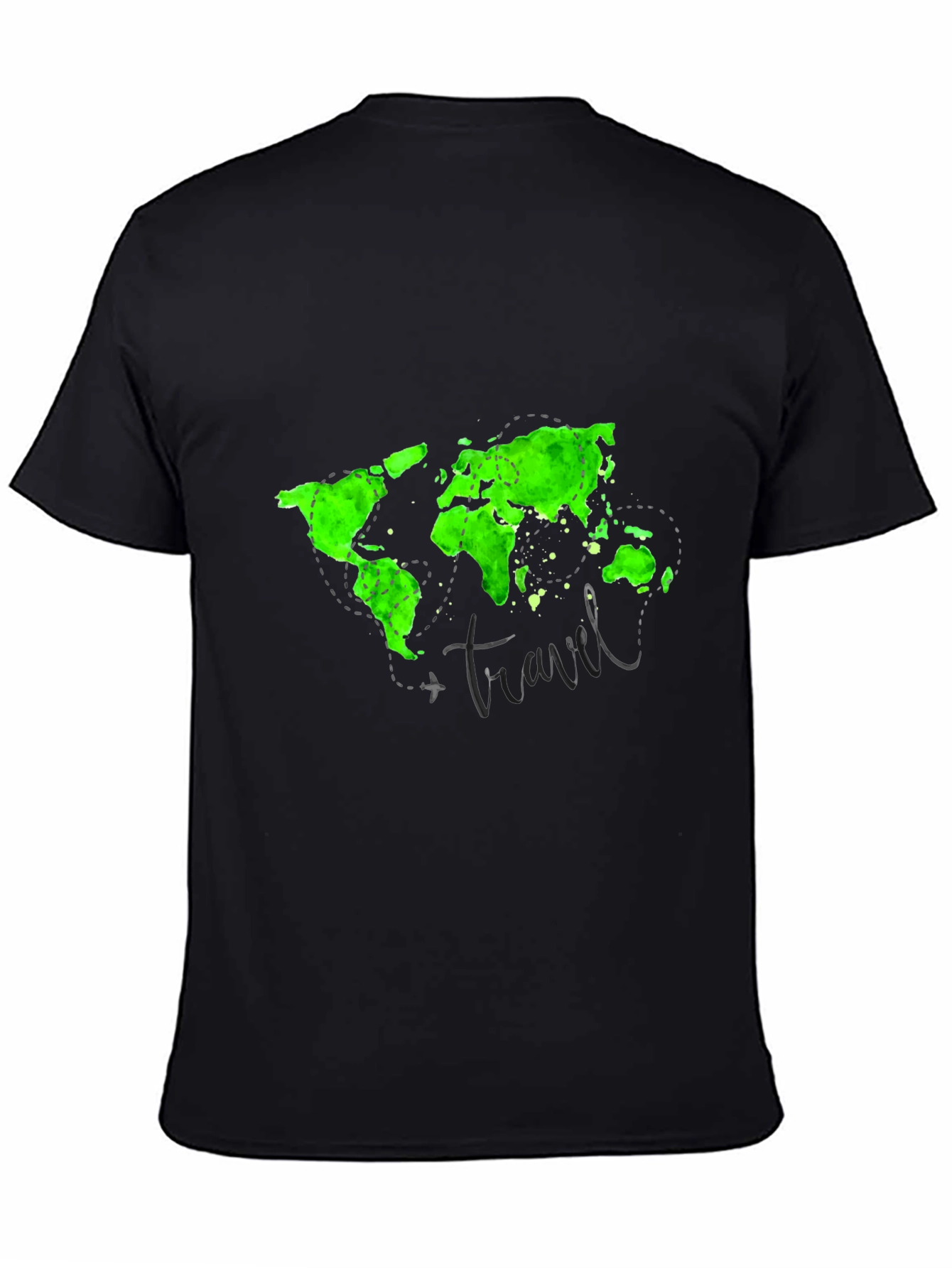Travel World Map Tee - Adventure Awaits