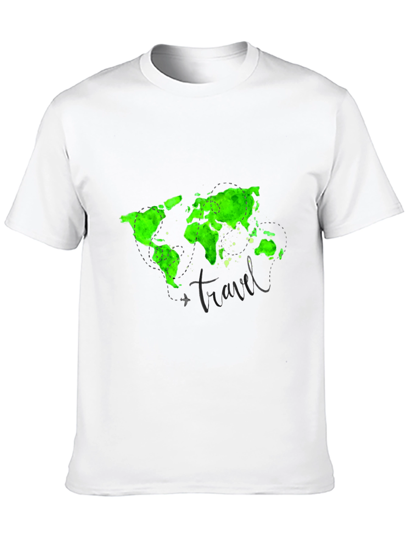 Travel World Map Tee - Adventure Awaits