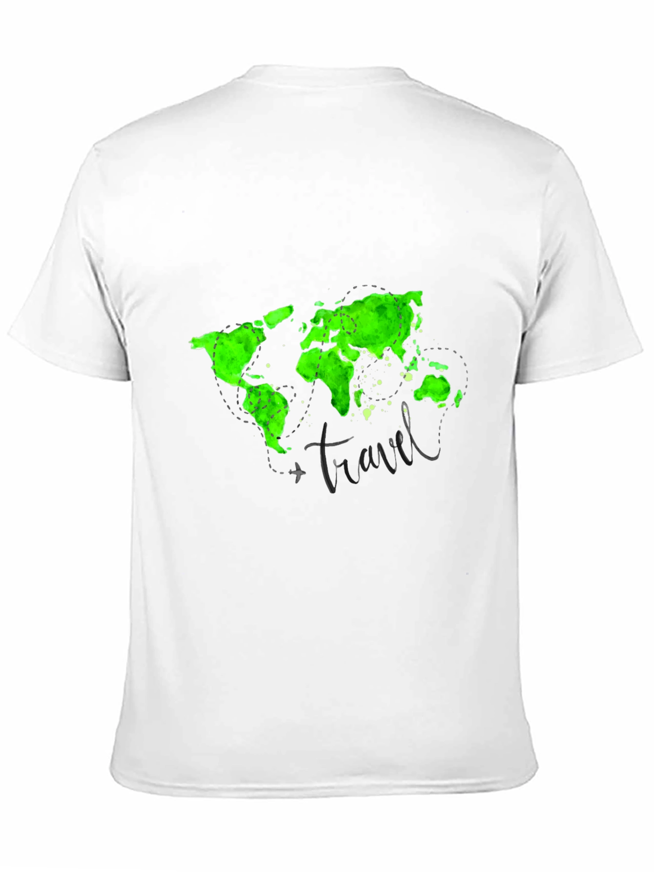 Travel World Map Tee - Adventure Awaits