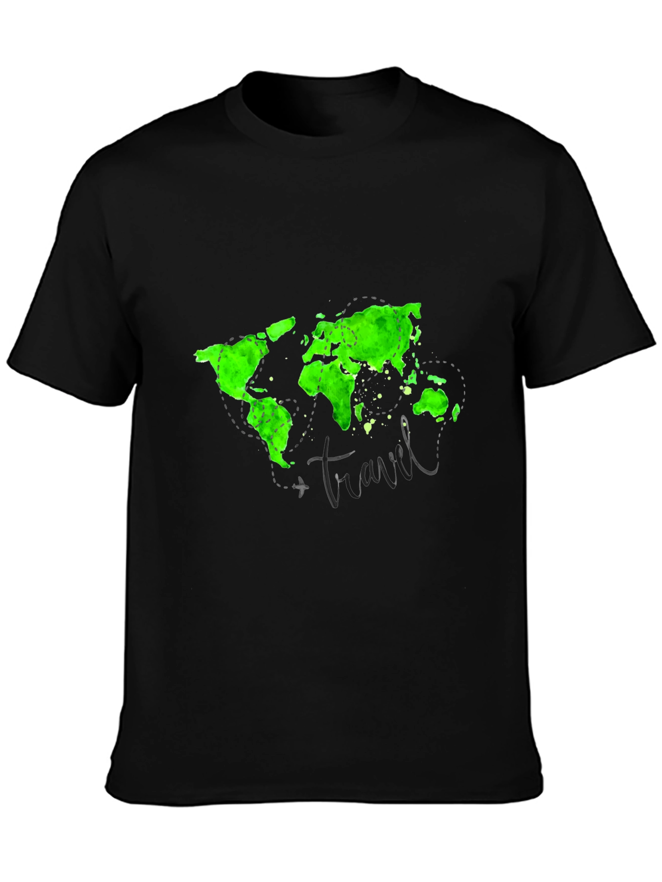 Travel World Map Tee - Adventure Awaits