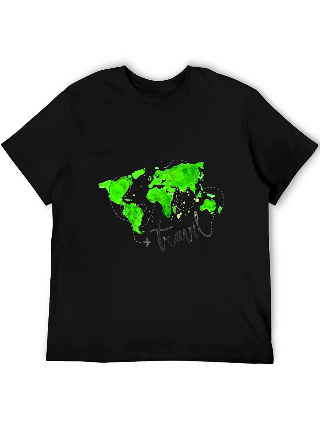 Travel World Map Tee - Adventure Awaits