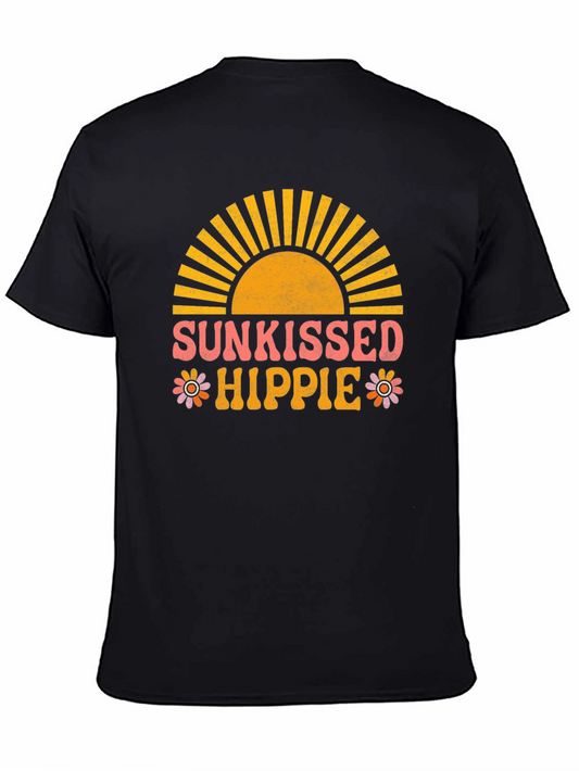 Sunkissed Hippie Black Graphic Tee